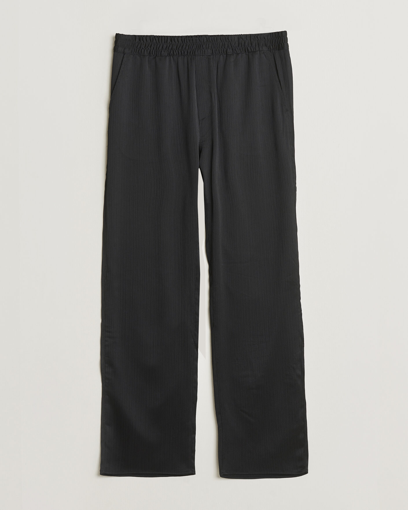 Men | Trousers | LES DEUX | Houston Plissé Pants Black
