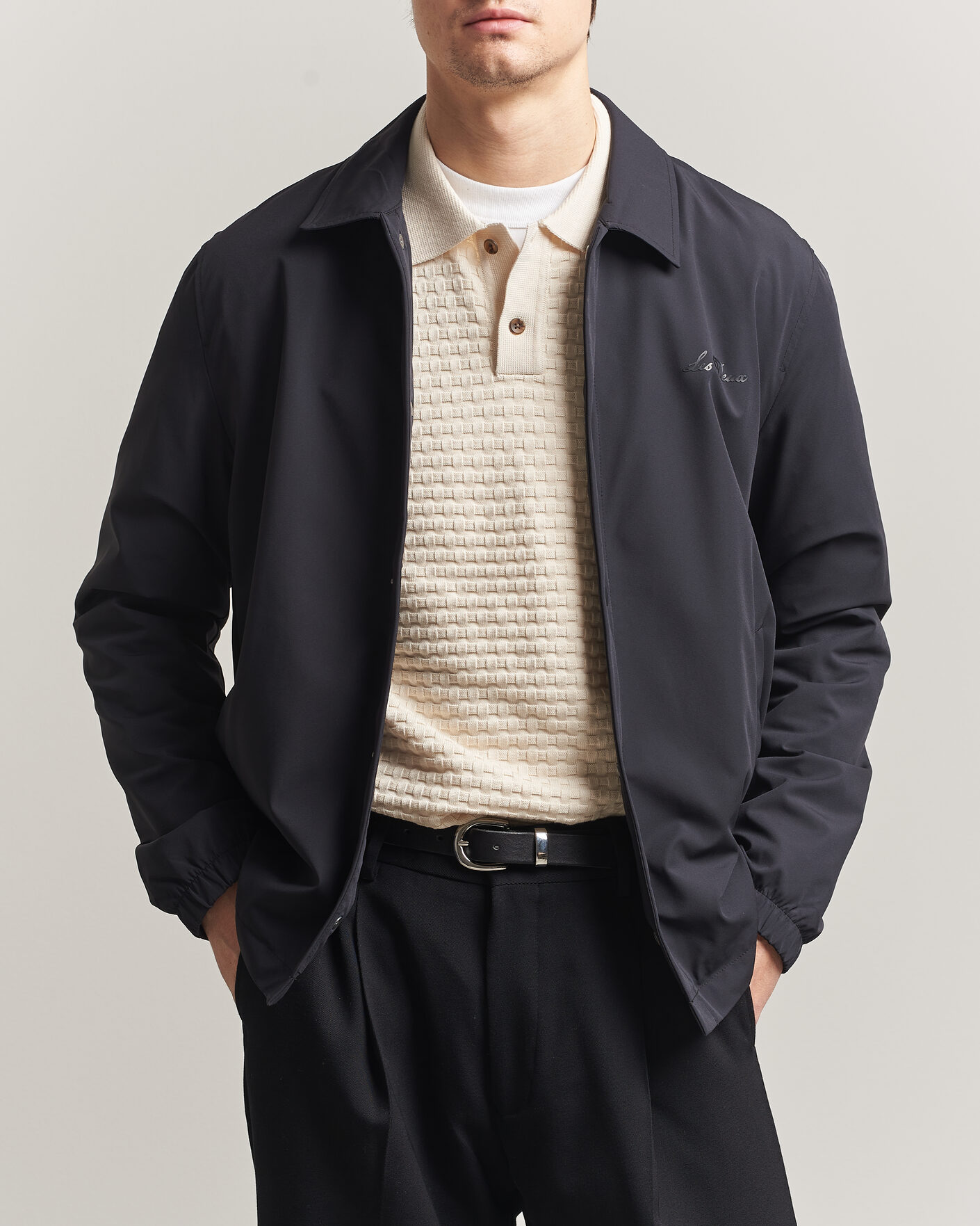 Men | Coats & Jackets | LES DEUX | Idris Coach Jacket Black