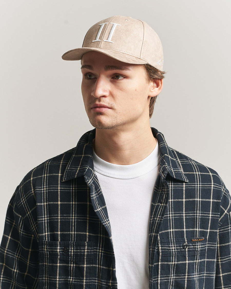 Men | Hats & Caps | LES DEUX | Encore Suede Baseball Cap Dark Sand