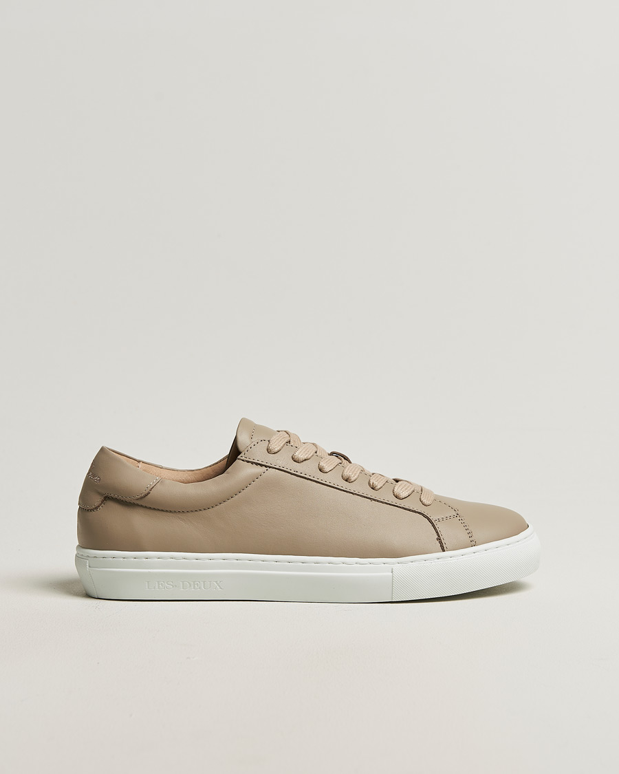 Men | Sneakers | LES DEUX | Theodor Leather Sneakers Irish Cream Beige