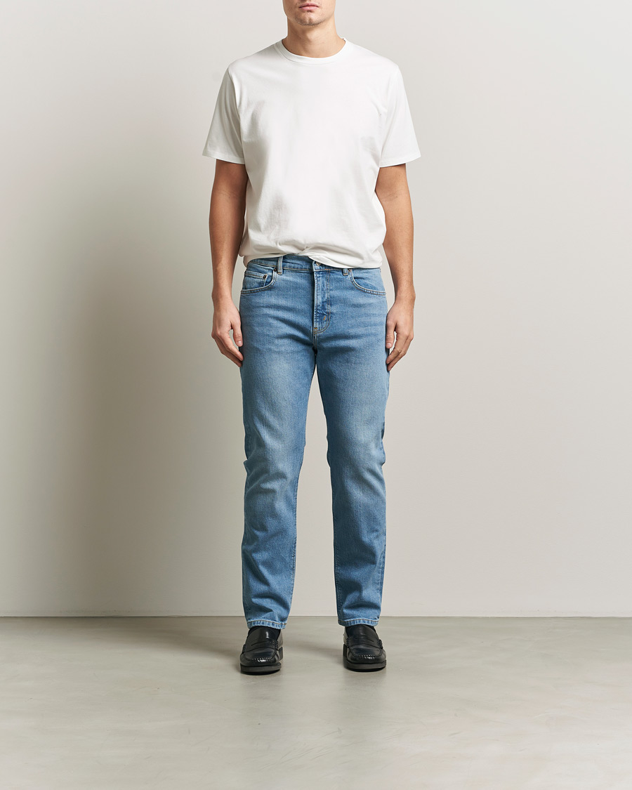 Men | Trousers | Jeanerica | TM005 Tapered Jeans Light Vintage 62