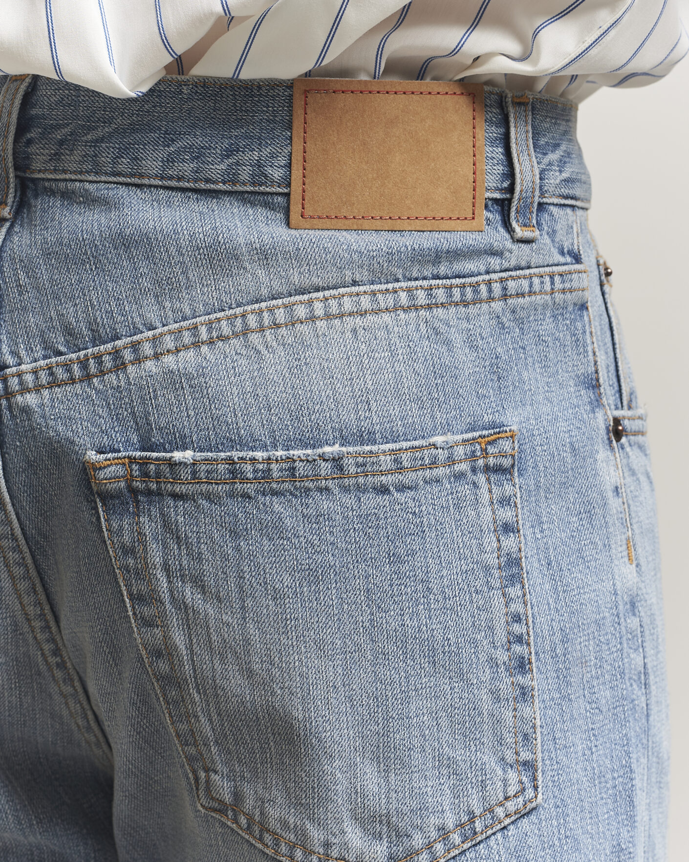 Men | Jeans | Jeanerica | VM009 Vega Jeans Light Blue Righe