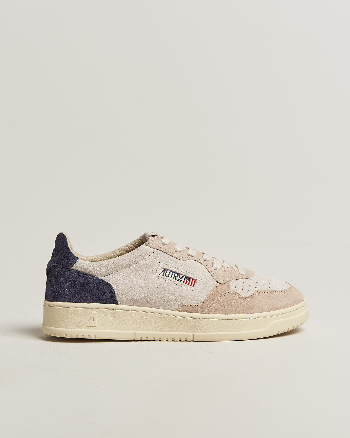 Men | Sneakers | Autry | Medalist Low Suede Mix Sneaker Blue/White/Sand