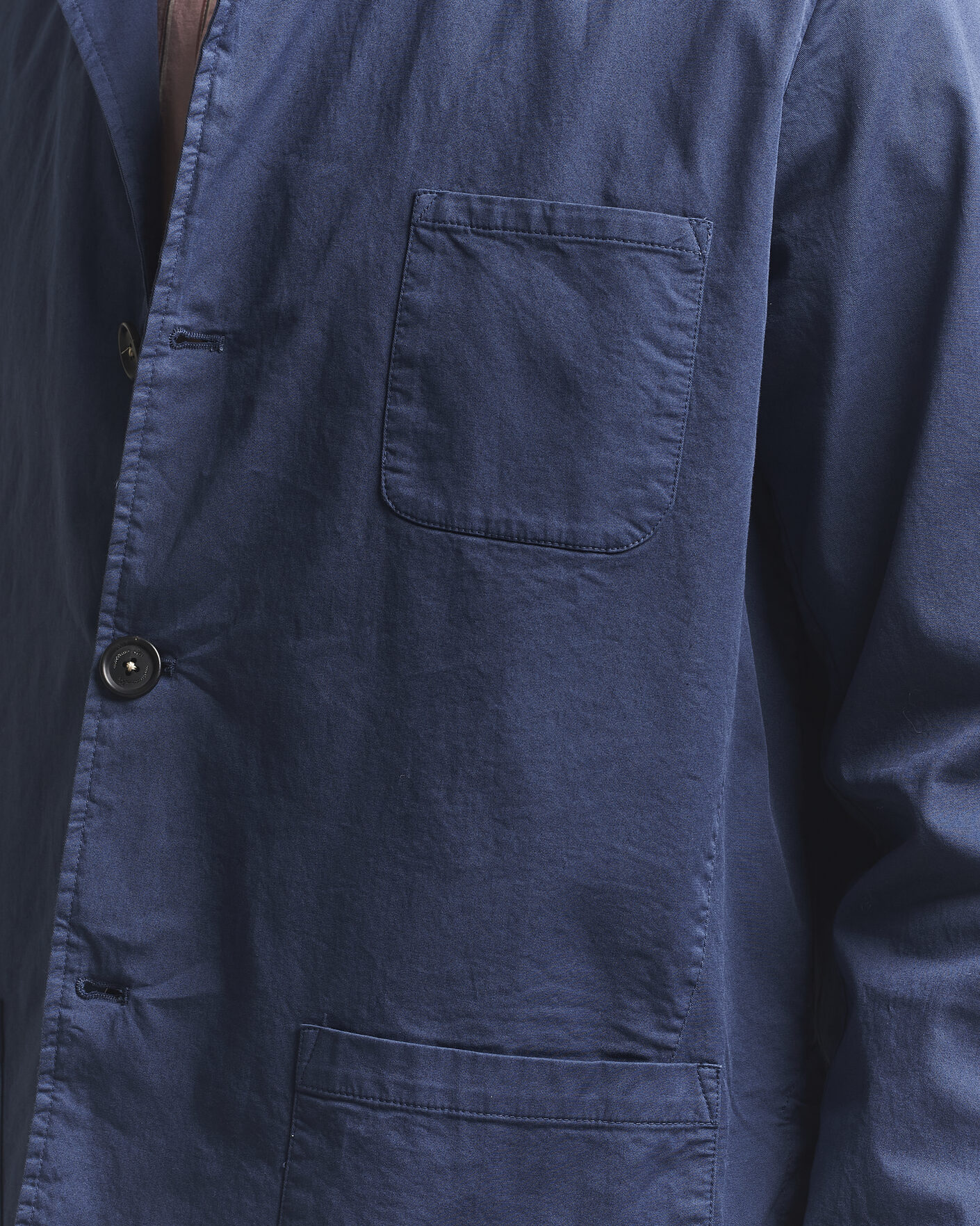 Men | Coats & Jackets | Massimo Alba | Florida Cotton Shirt Jacket Midnight Blue