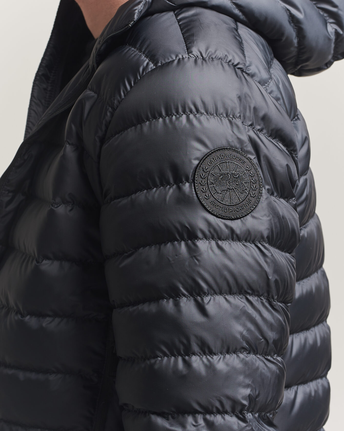 Men | Coats & Jackets | Canada Goose Black Label | Canada Goose Stratus Down Hoody Black