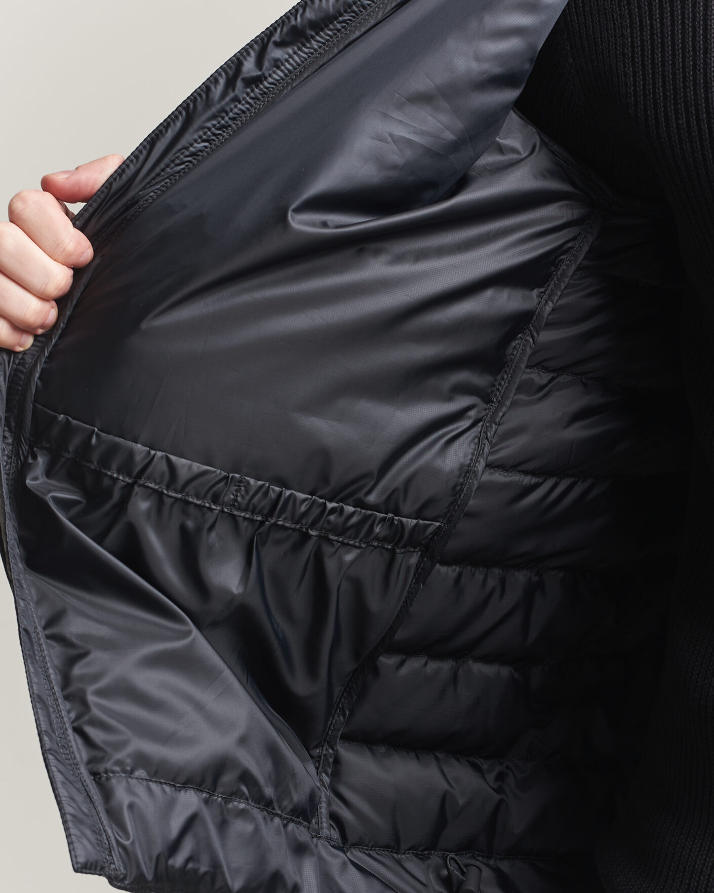 Men | Coats & Jackets | Canada Goose Black Label | Canada Goose Stratus Down Hoody Black