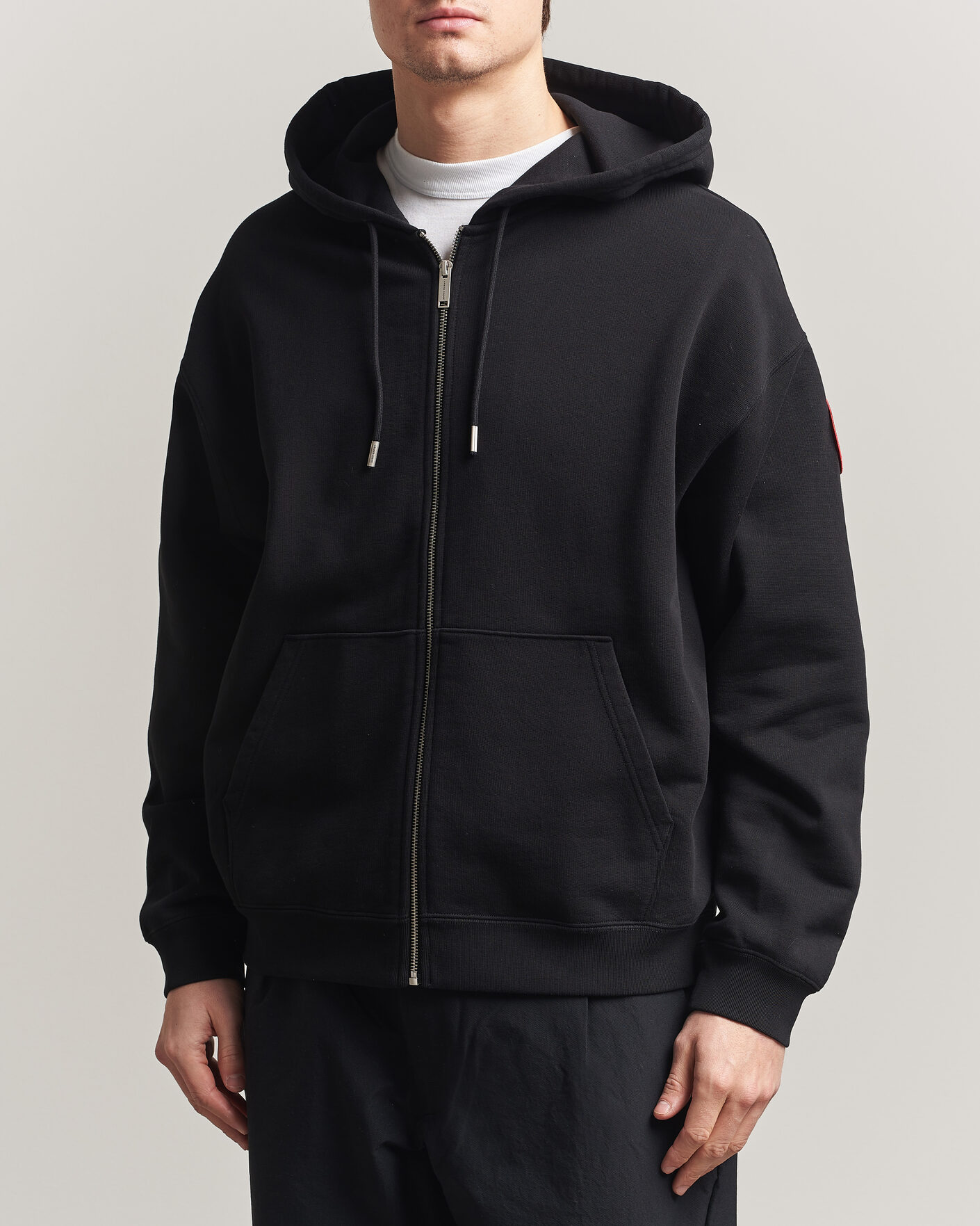 Men | Sweaters & Knitwear | Canada Goose | Rove Full Zip Hoody Black
