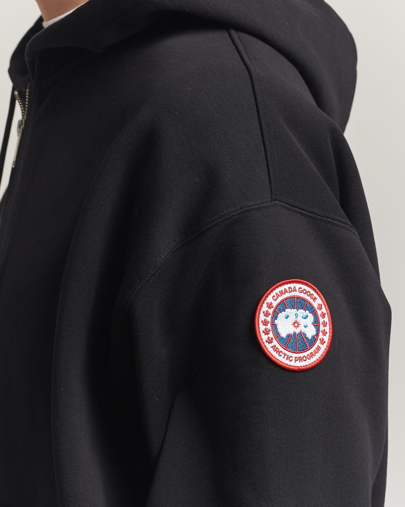 Men | Sweaters & Knitwear | Canada Goose | Rove Full Zip Hoody Black