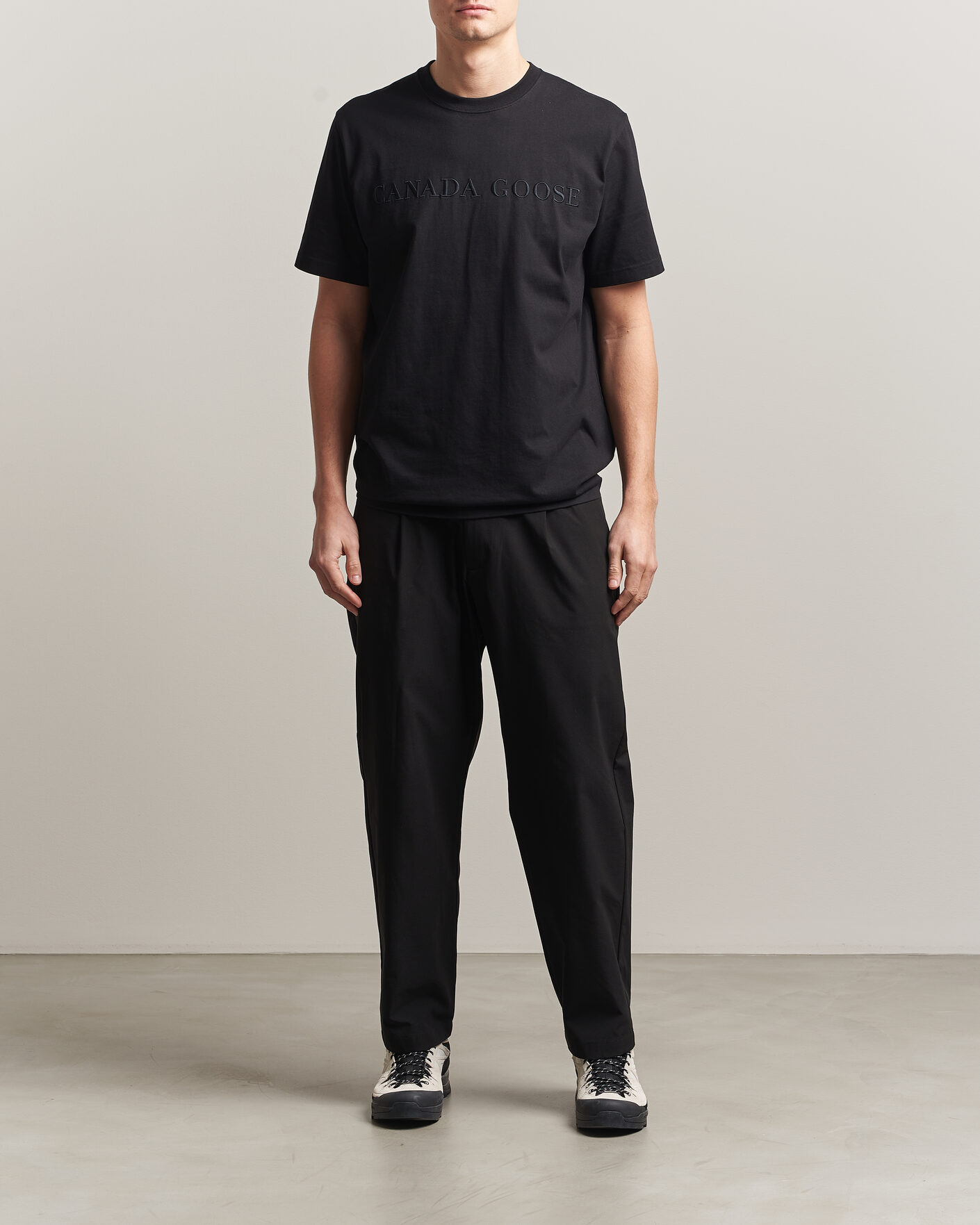 Men | T-Shirts | Canada Goose | Vantage Wordmark T-Shirt Black