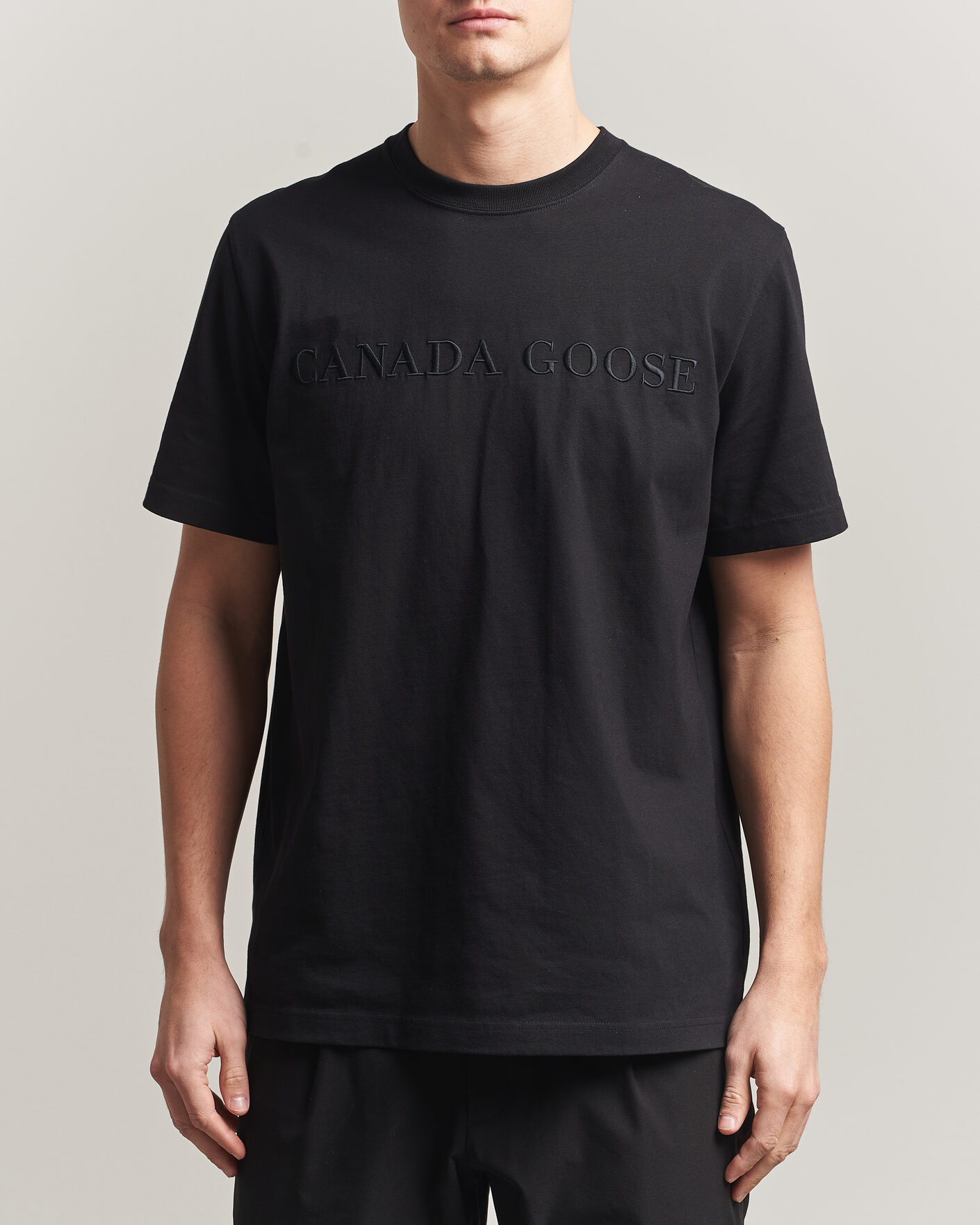 Men | T-Shirts | Canada Goose | Vantage Wordmark T-Shirt Black