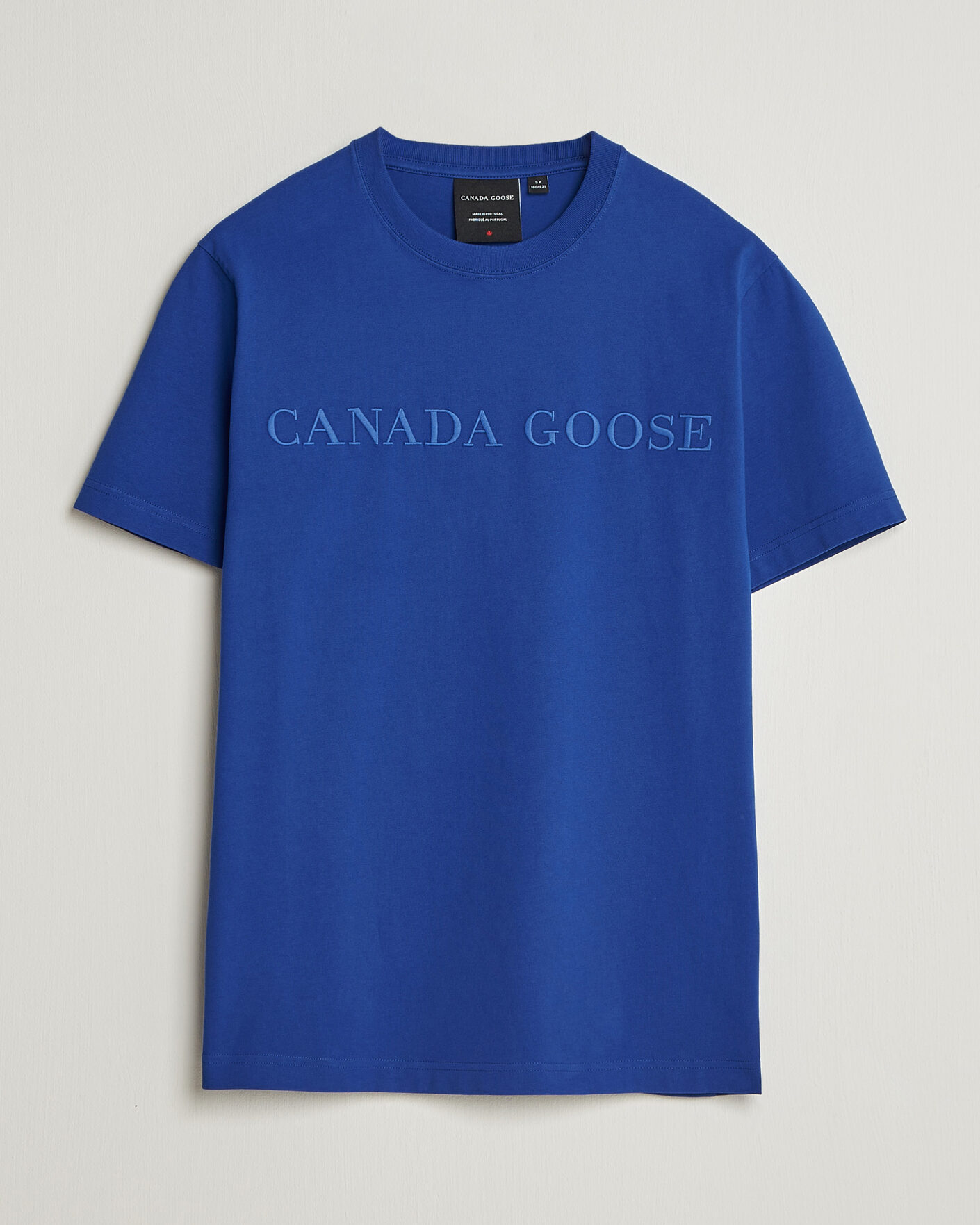 Men | T-Shirts | Canada Goose | Vantage Wordmark T-Shirt Azurite Blue