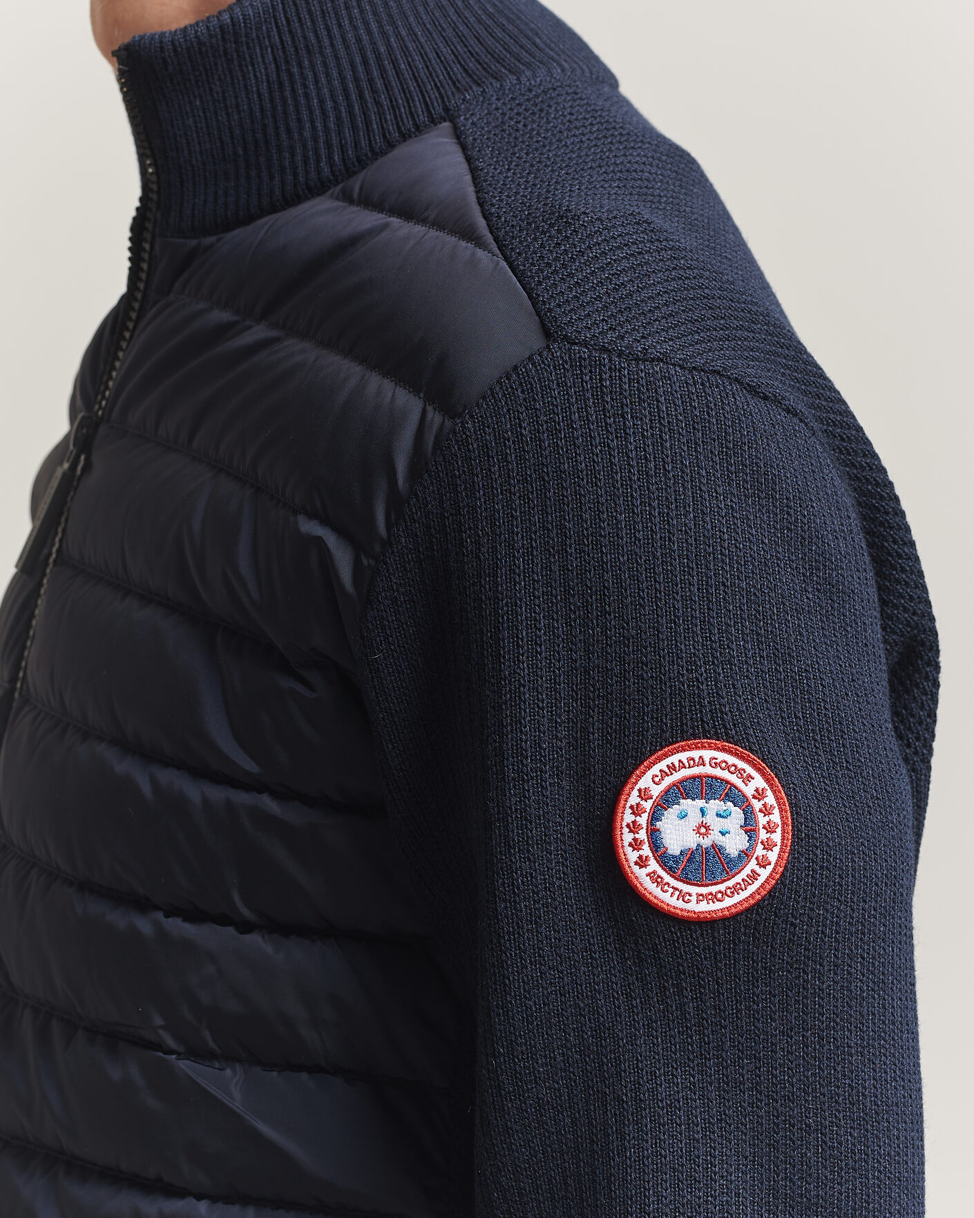 Men | Coats & Jackets | Canada Goose | Hybridge Knit Jacket Nocturne