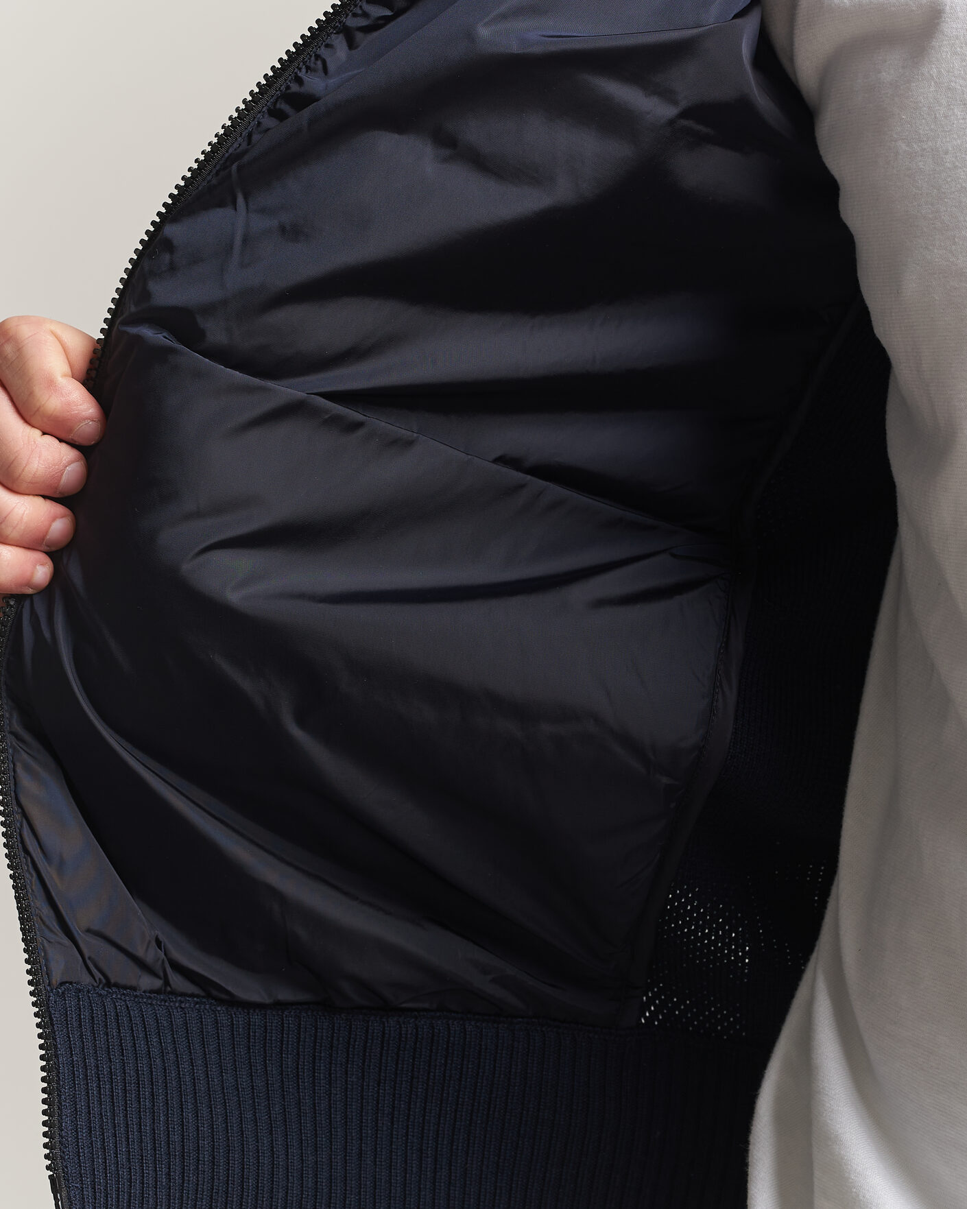 Men | Coats & Jackets | Canada Goose | Hybridge Knit Jacket Nocturne