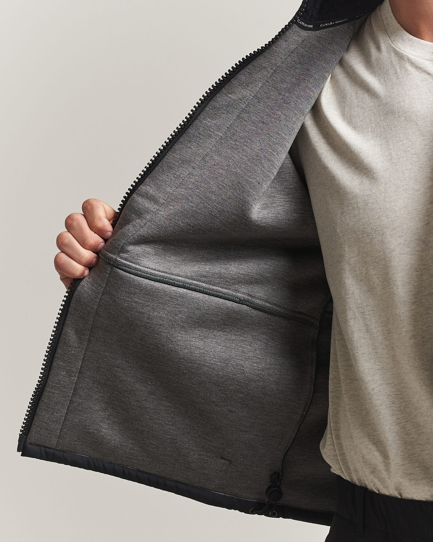 Men | Coats & Jackets | Canada Goose | Black Label Westport Fleece Jacket Black