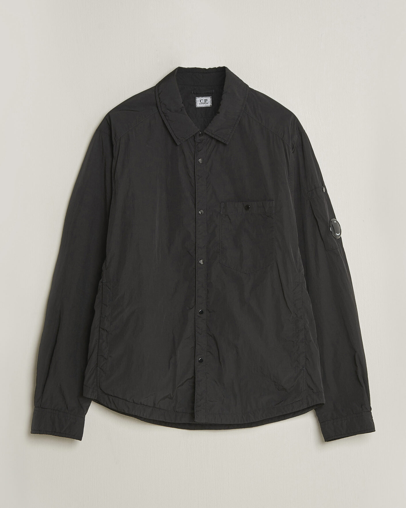 Men | Coats & Jackets | C.P. Company | Chrome R Padded Shirt Jacket Black