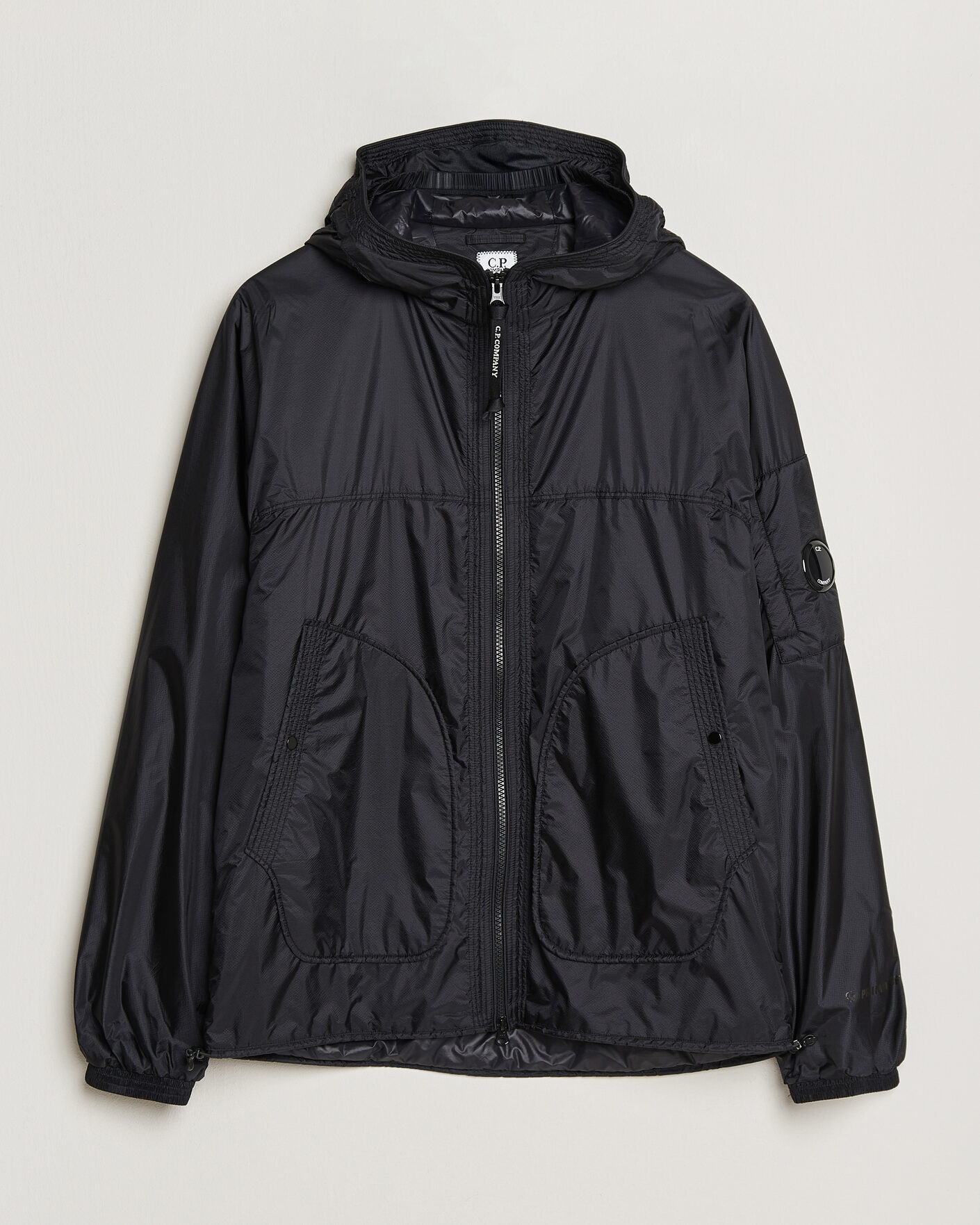 C.P. Company Nada Shield Primaloft Padded Hood Jacket Black at