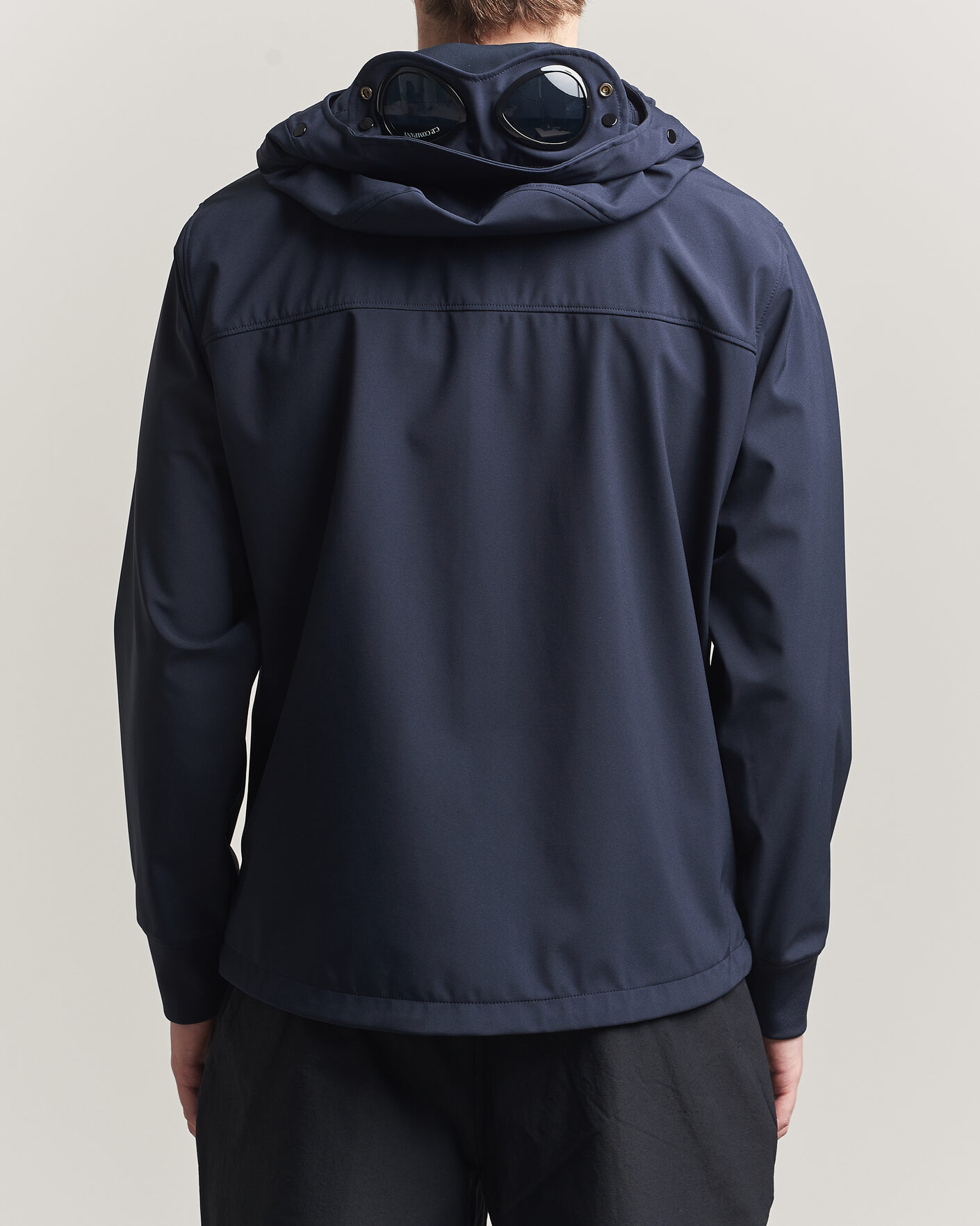 Men | Coats & Jackets | C.P. Company | Shell-R Goggle Hood Jacket Navy