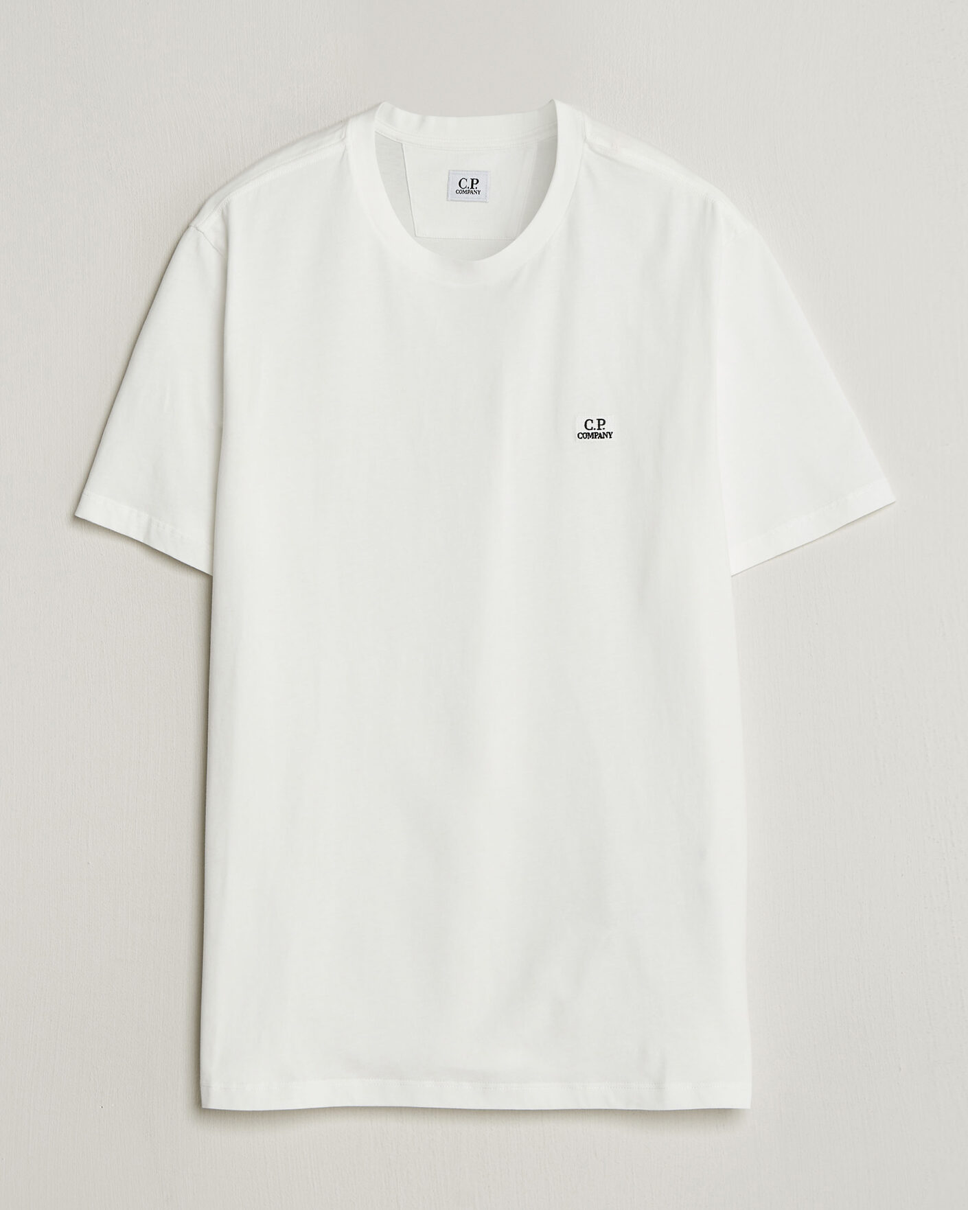 Men | T-Shirts | C.P. Company | Short Sleeve Small Logo T-Shirt White