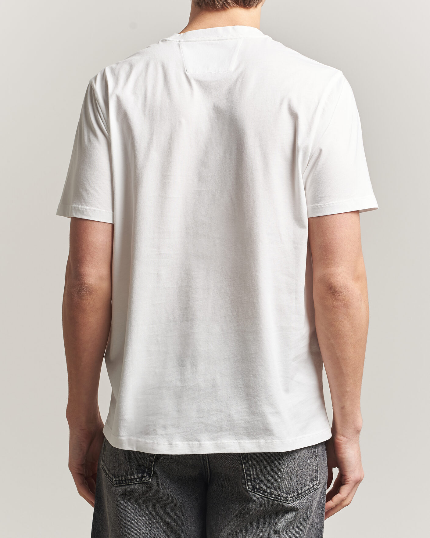 Men | T-Shirts | C.P. Company | Short Sleeve Small Logo T-Shirt White