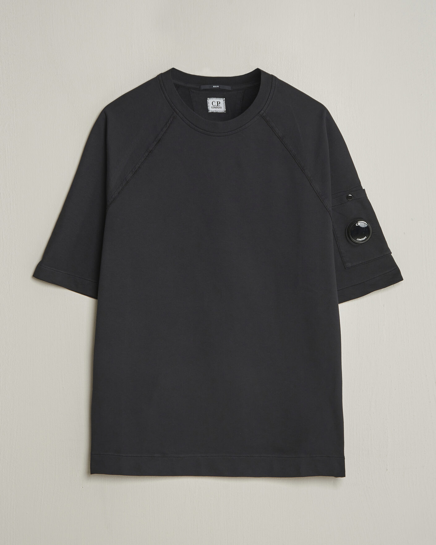 Men | T-Shirts | C.P. Company | Heavy Weight Lens T-Shirt Black