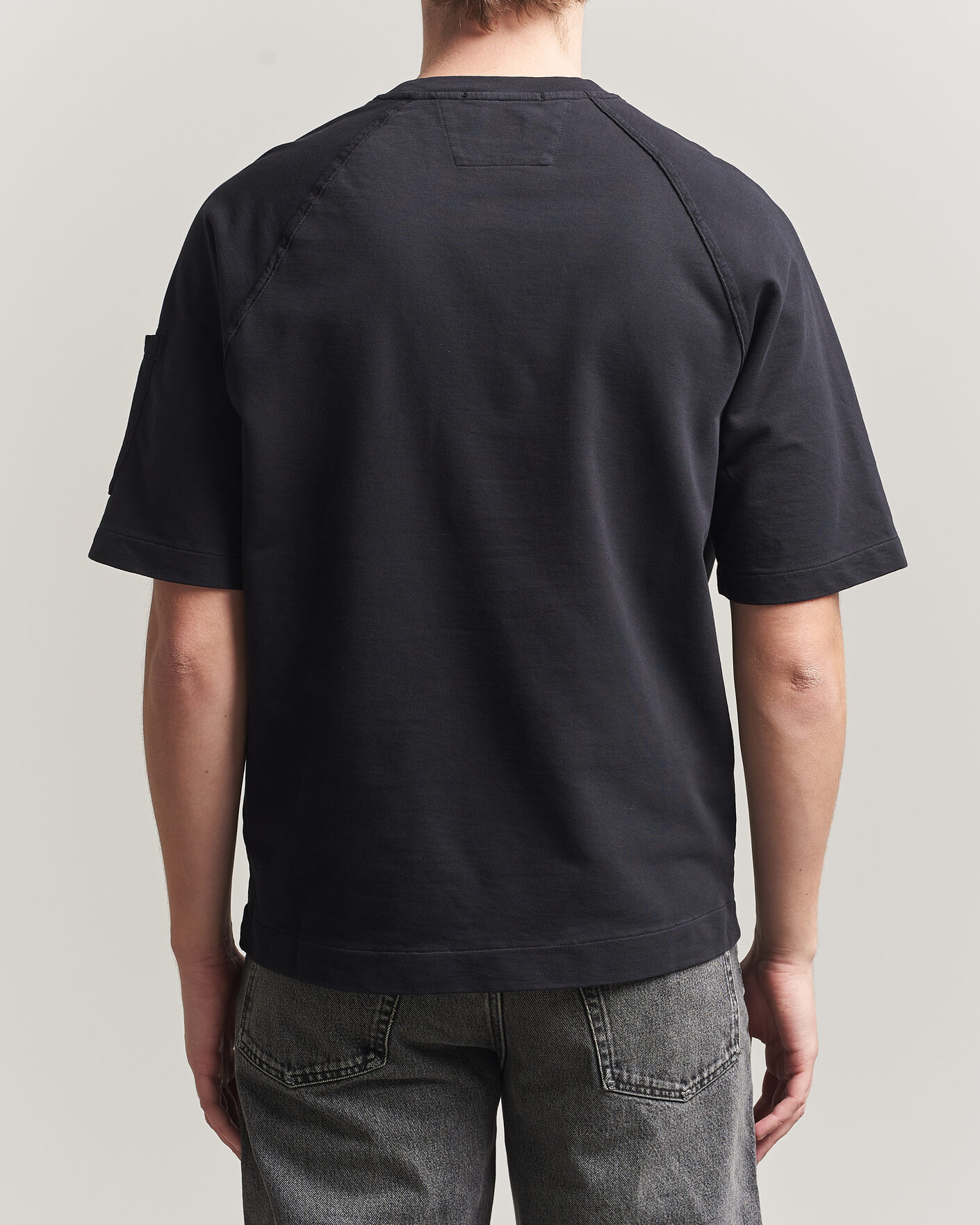 Men | T-Shirts | C.P. Company | Heavy Weight Lens T-Shirt Black
