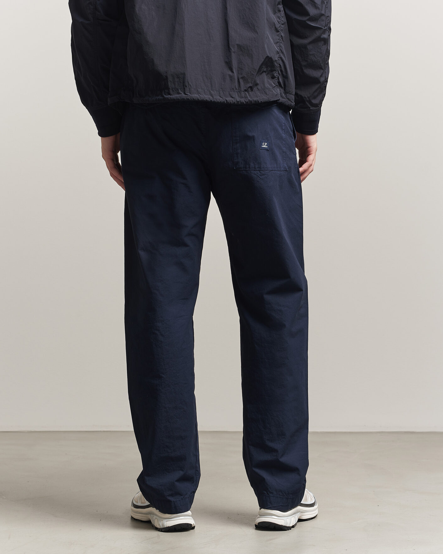 Men | Trousers | C.P. Company | Micro Reps Drawstring Pants Navy