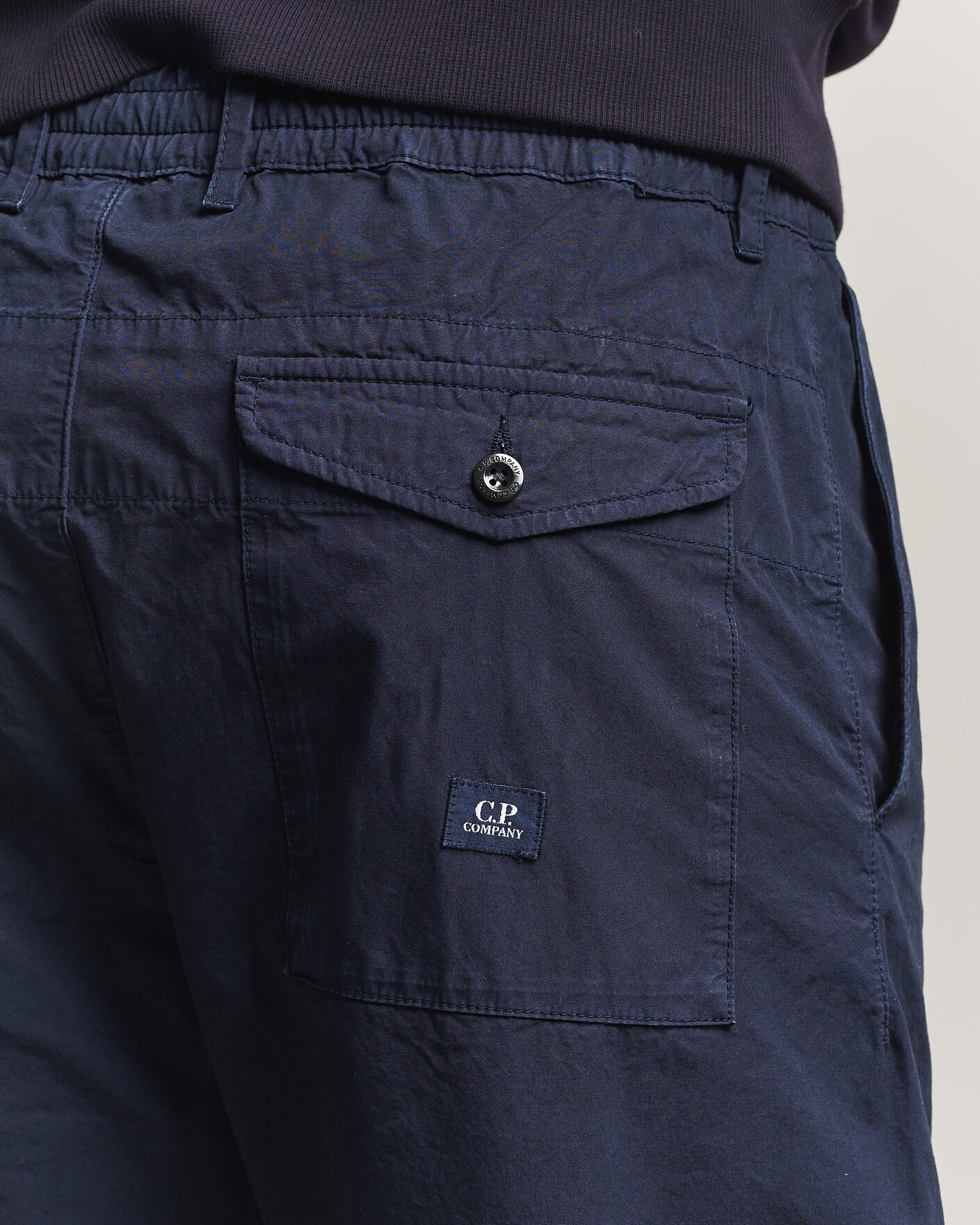 Men | Trousers | C.P. Company | Micro Reps Drawstring Pants Navy