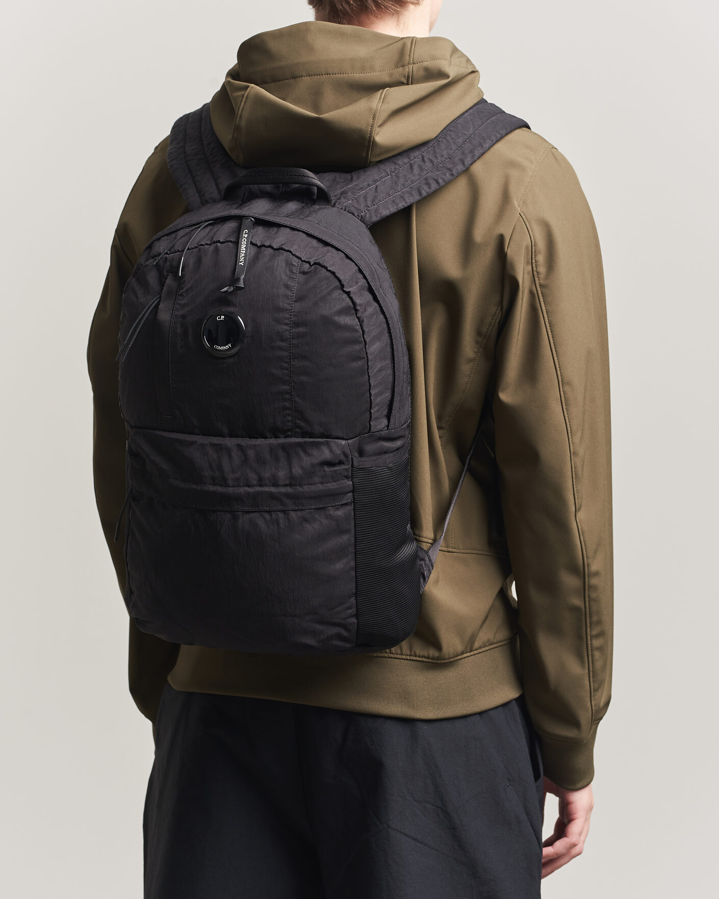 Men | Bags | C.P. Company | Nylon B Backpack Black