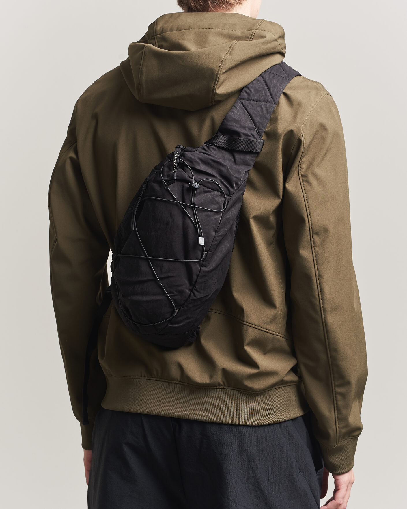 Men | Bags | C.P. Company | Nylon B Accessories Shoulder Bag Black