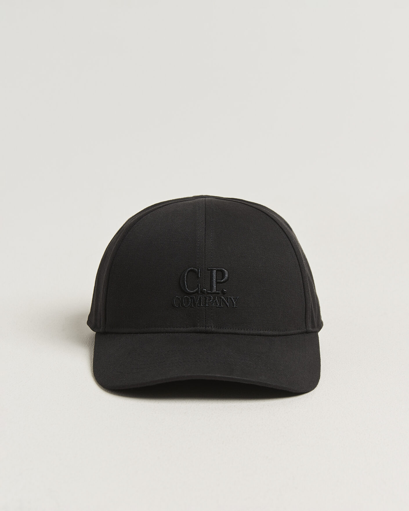 Men | Hats & Caps | C.P. Company | Cotton Gabardine Cap Black