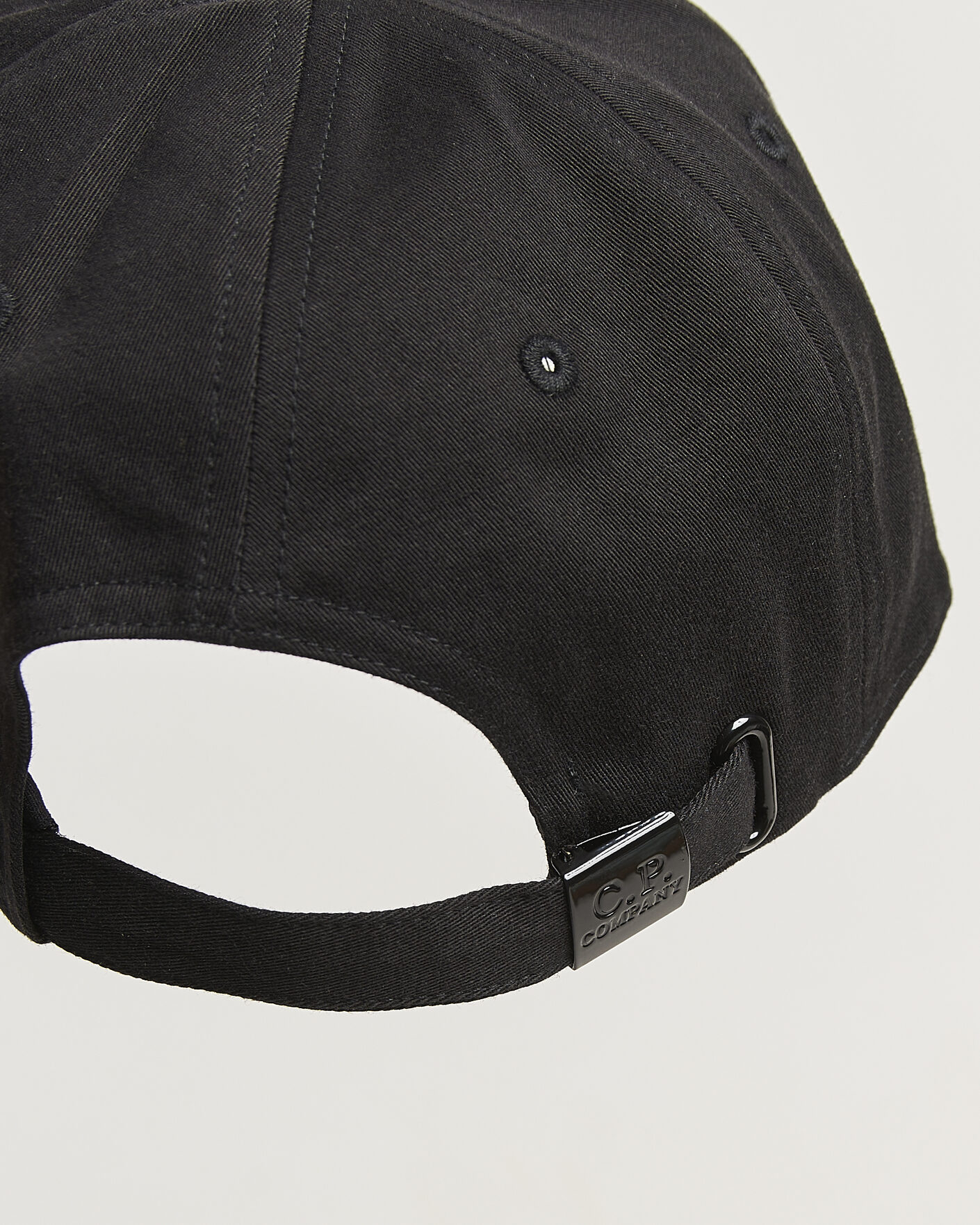 Men | Hats & Caps | C.P. Company | Cotton Gabardine Cap Black