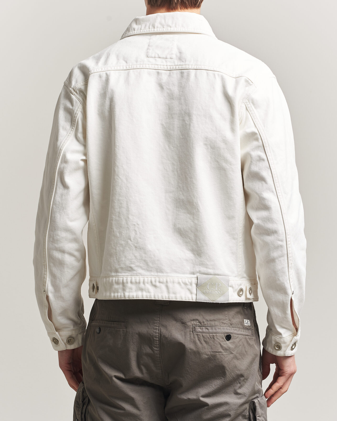 Men | Coats & Jackets | C.P. Company | Bull Denim 10oz Jeans Jacket White