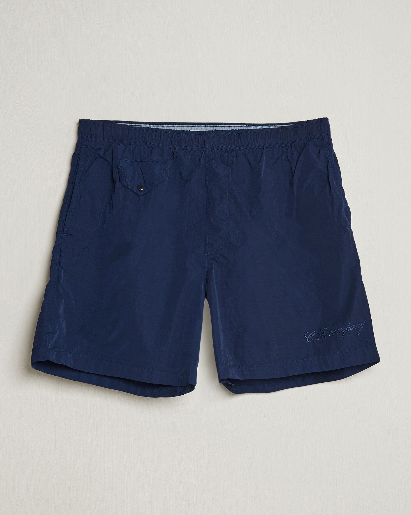 Men | Swimwear | C.P. Company | Eco Chrome Swimshorts Blue