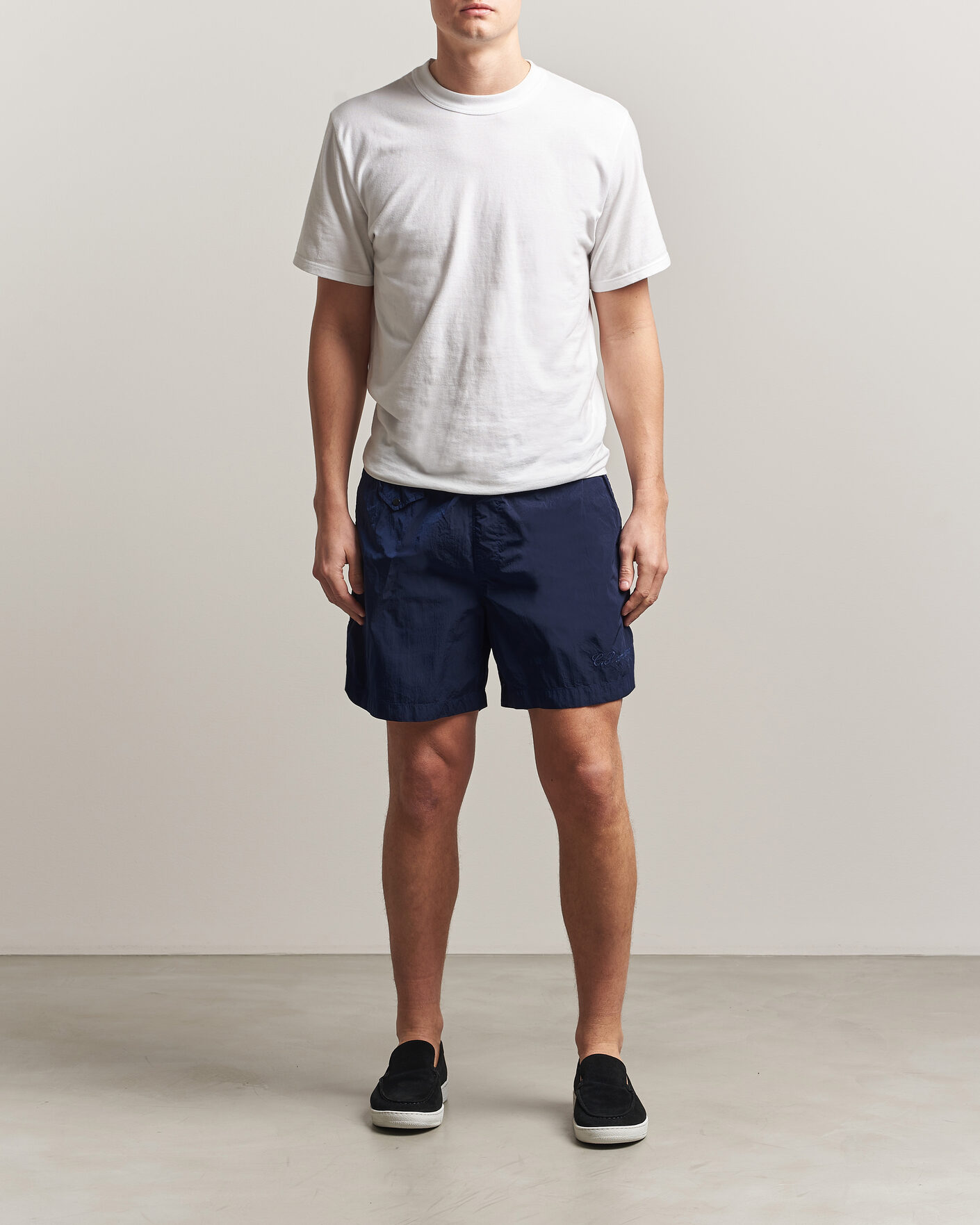 Men | Swimwear | C.P. Company | Eco Chrome Swimshorts Blue
