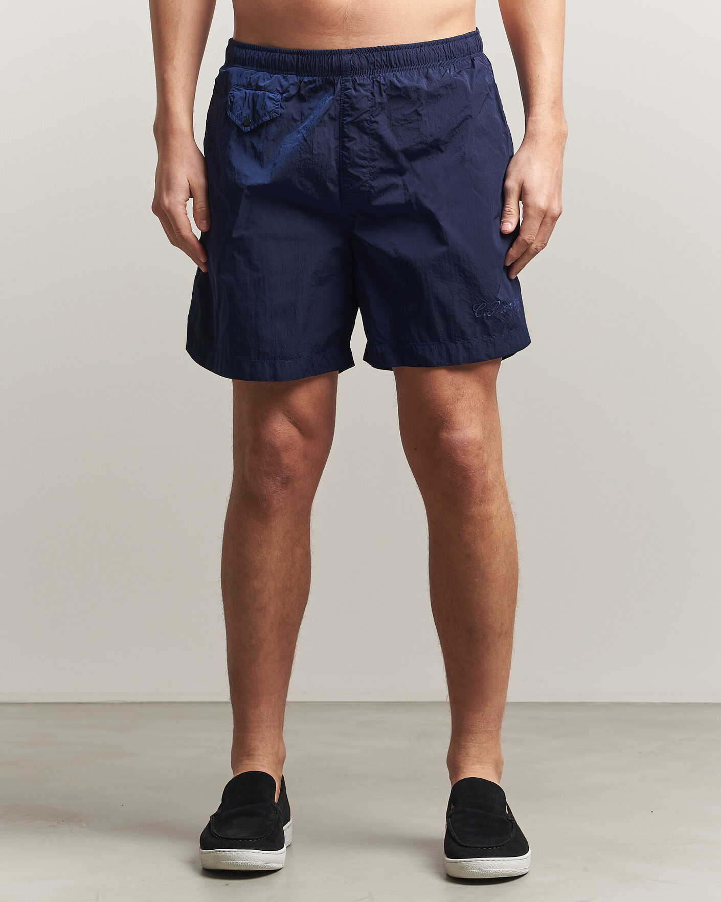 Men | Swimwear | C.P. Company | Eco Chrome Swimshorts Blue