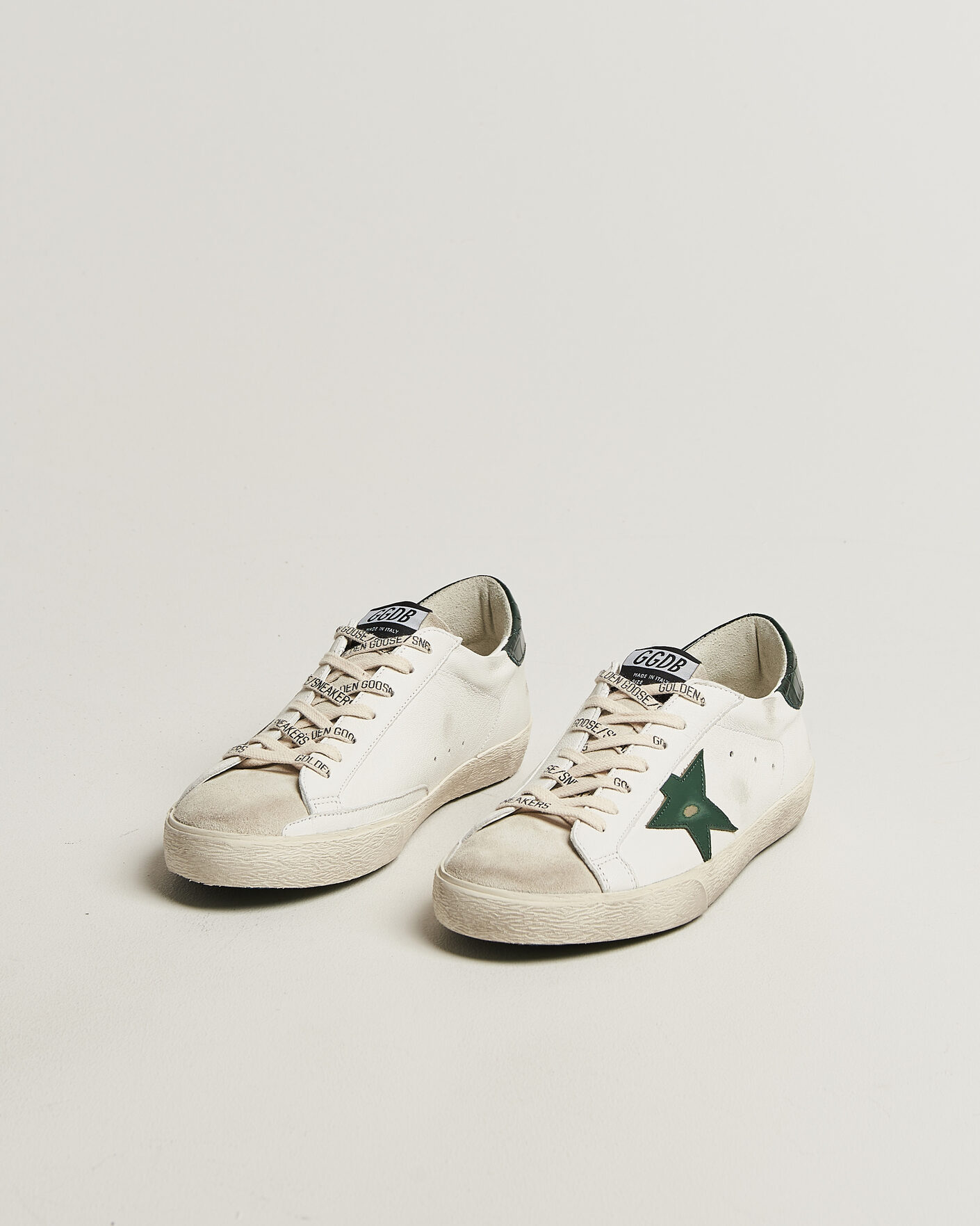Men | Sneakers | Golden Goose | Super-Star Sneakers White/Green