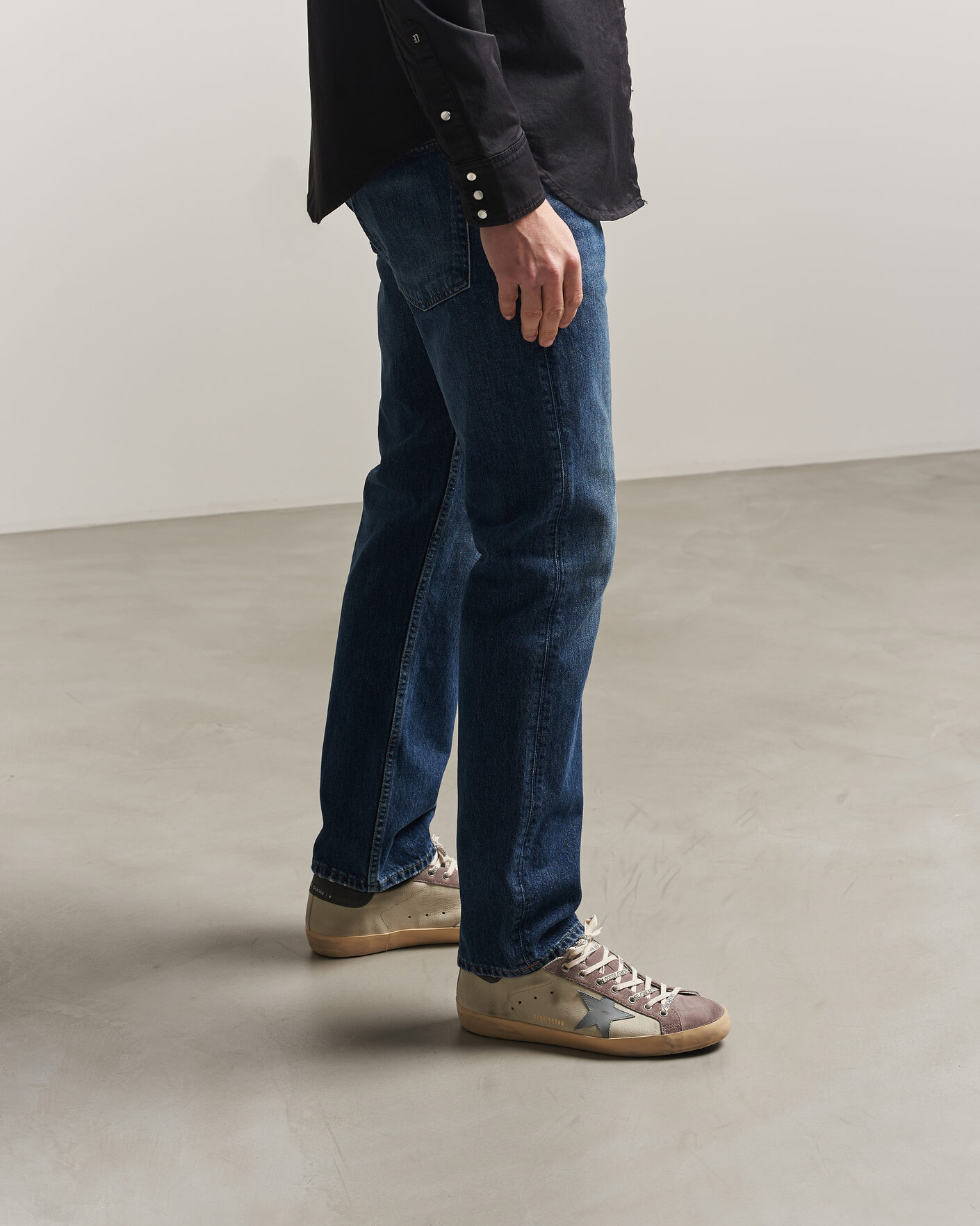 Men | Sneakers | Golden Goose | Super-Star Sneakers Liliac Grey