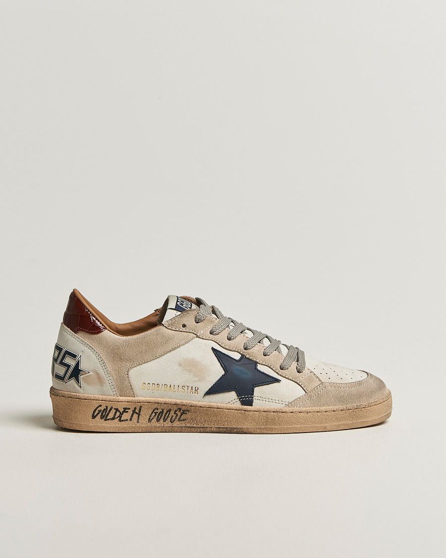 Men | Sneakers | Golden Goose | Ball Star Sneakers White/Beige