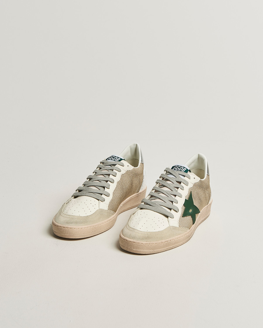 Men | Sneakers | Golden Goose | Ball Star Sneakers White/Green
