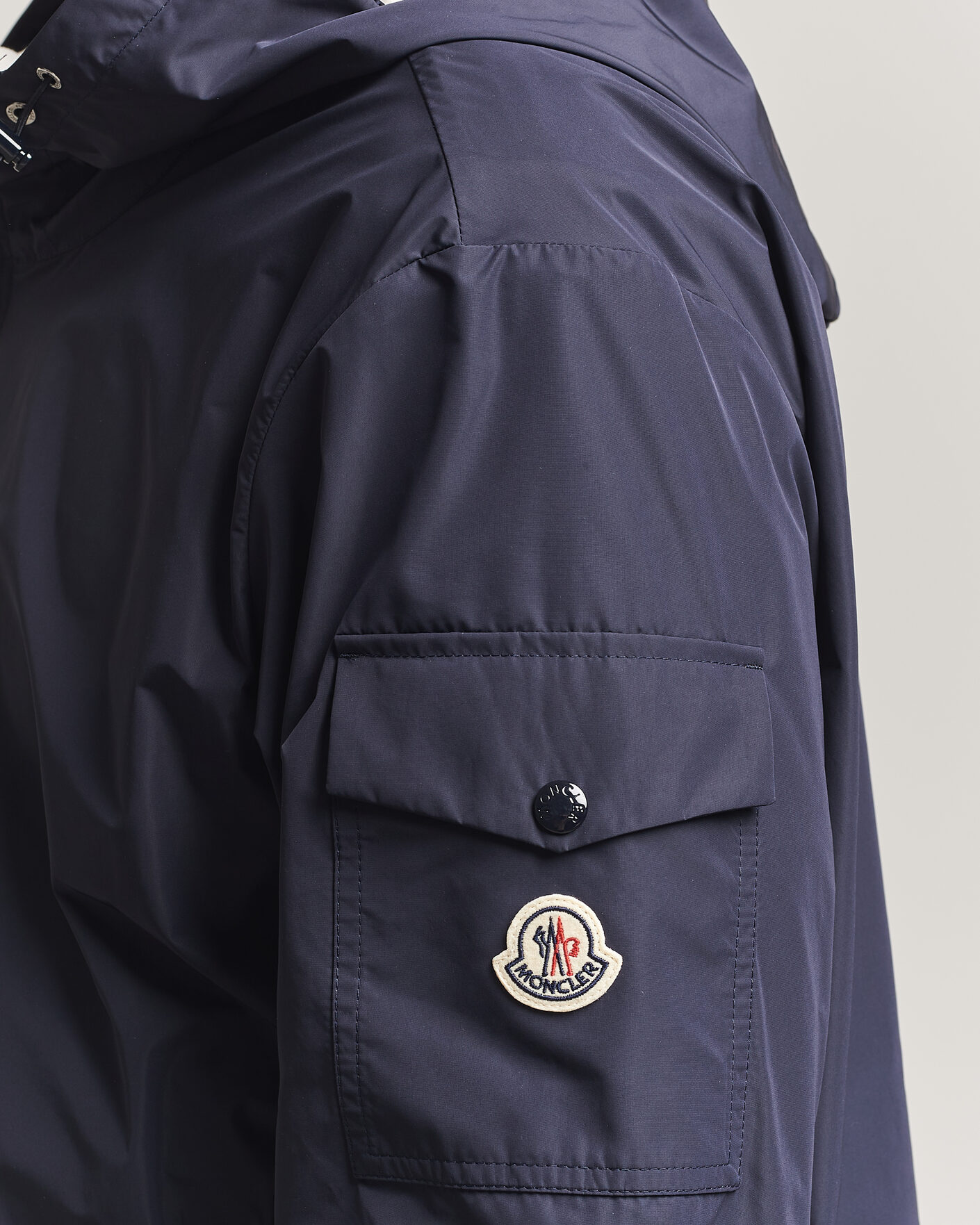 Moncler Sassiere Hooded Jacket Navy at CareOfCarl.com