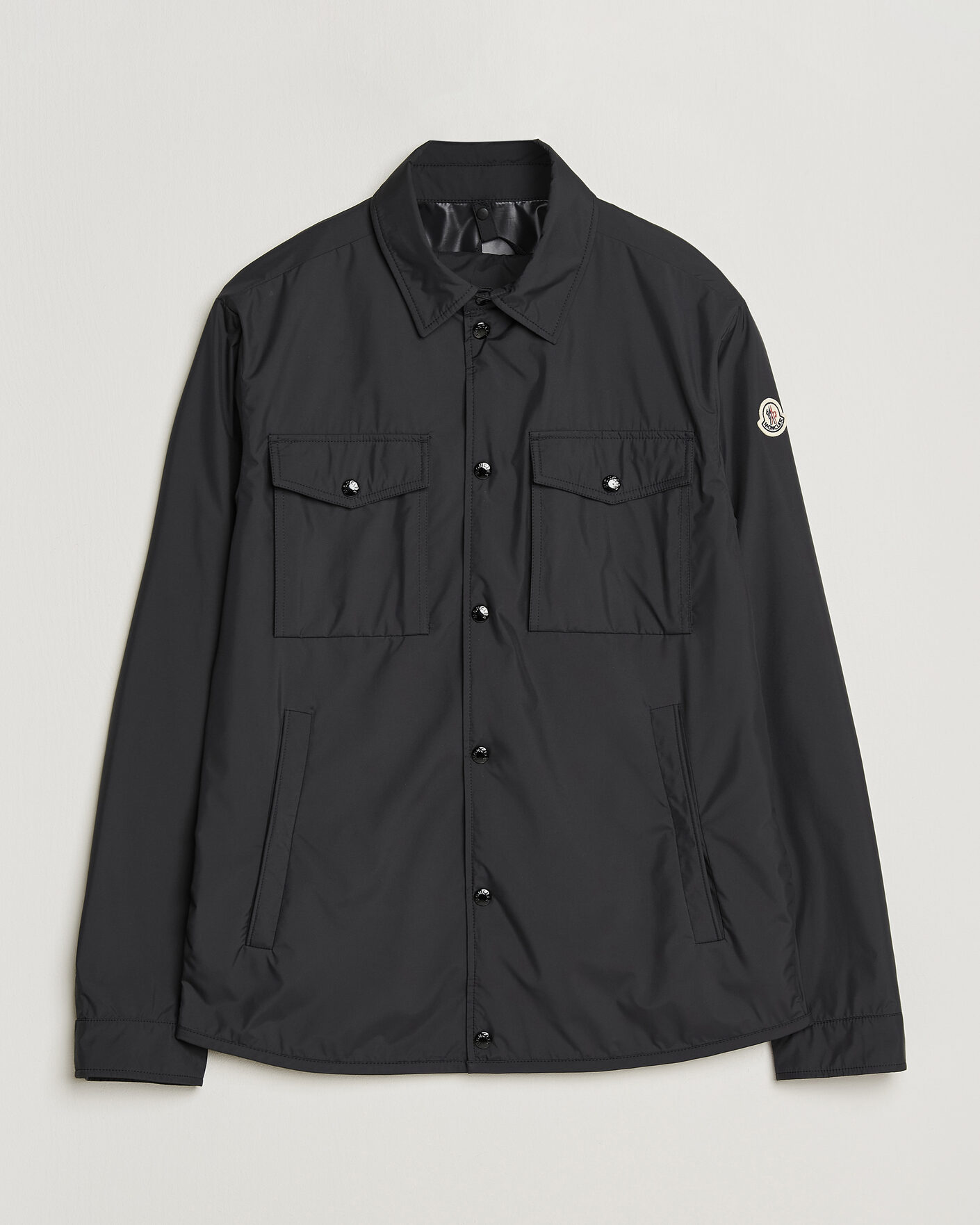 Moncler Chirano Shirt Jacket Black at CareOfCarl.com