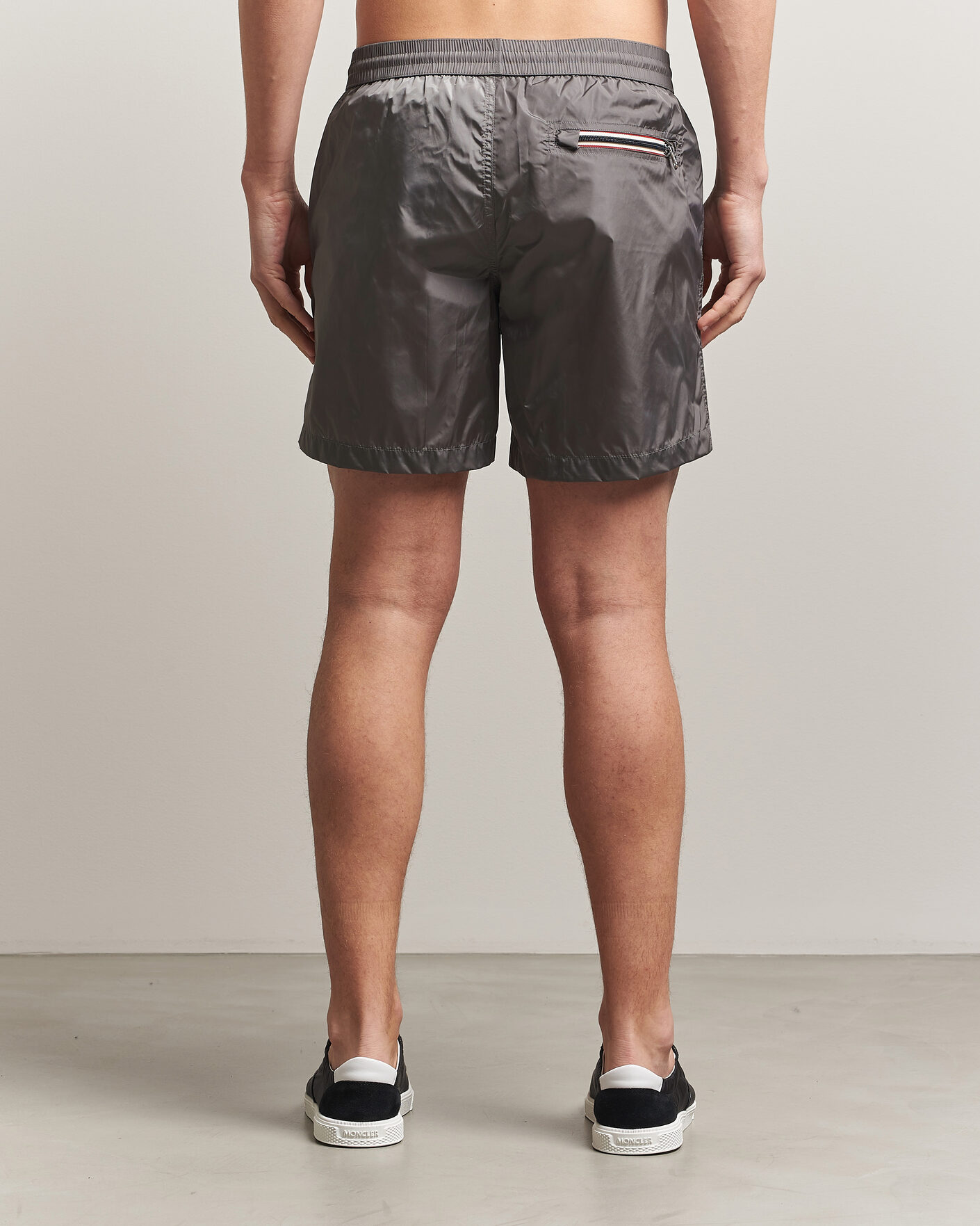 Men | Swimwear | Moncler | Tricolore Logo Swim Shorts Grey