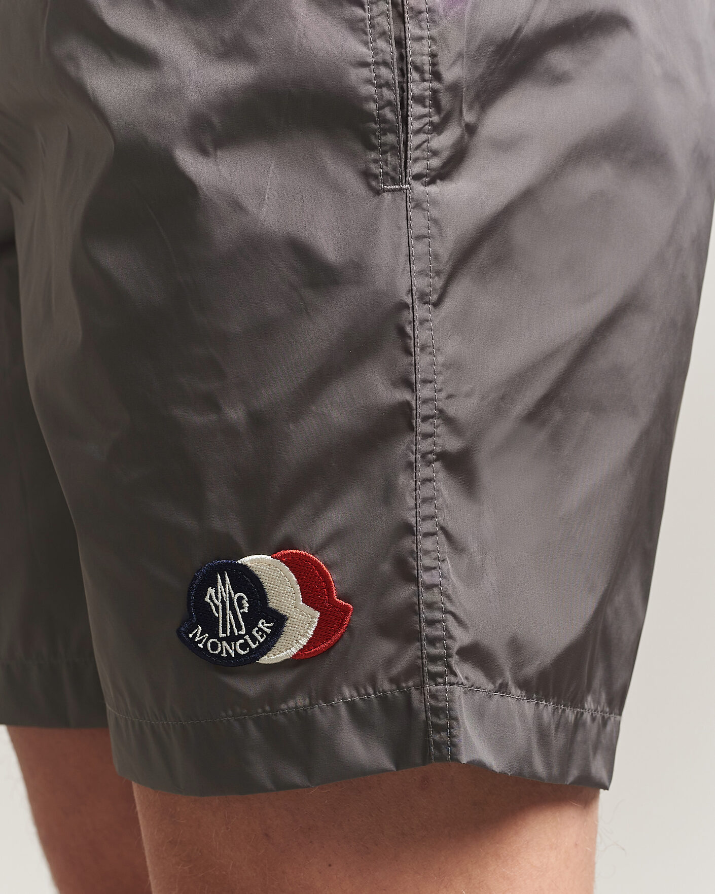 Men | Swimwear | Moncler | Tricolore Logo Swim Shorts Grey