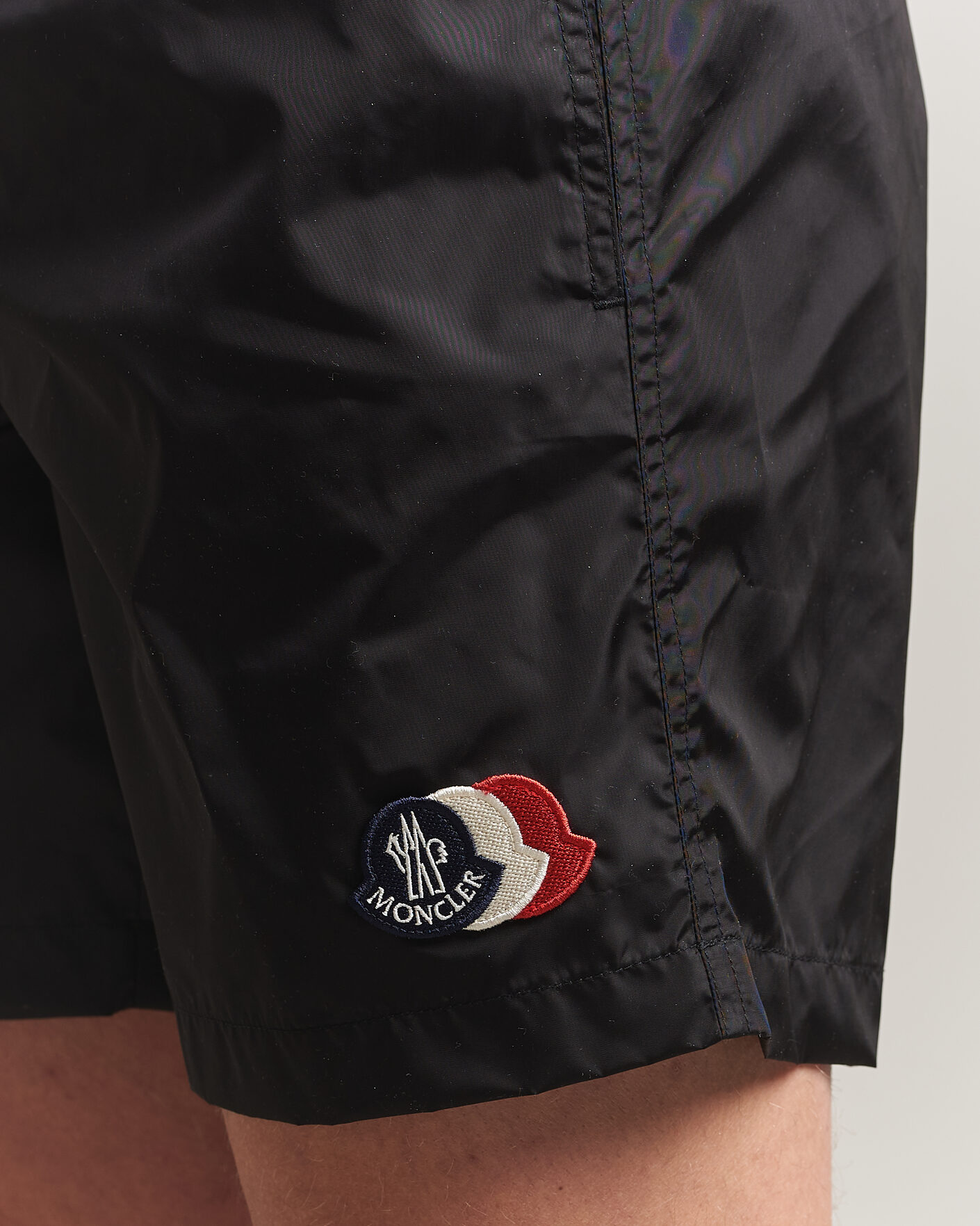Men | Swimwear | Moncler | Tricolore Logo Swim Shorts Black