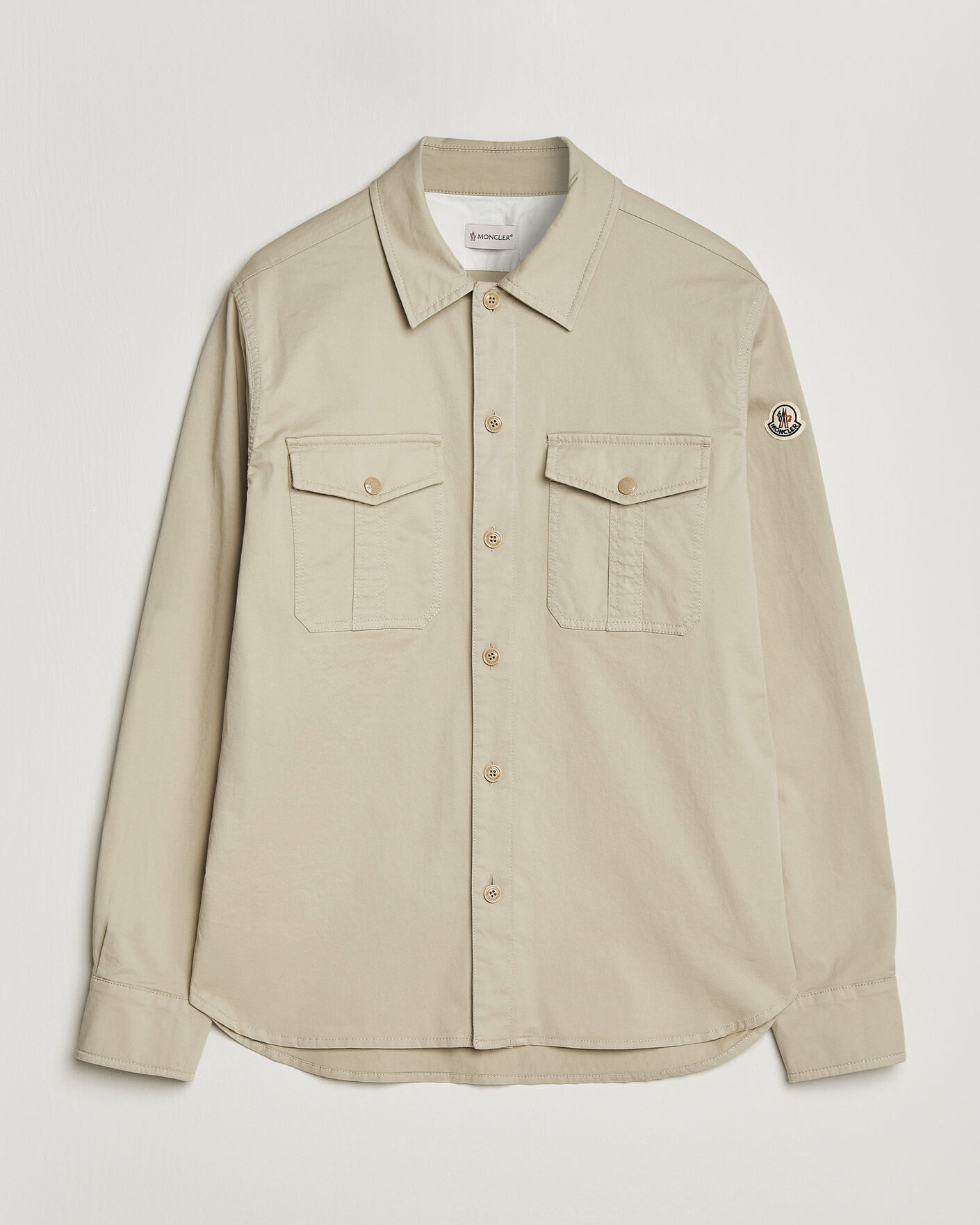 Men | Shirts | Moncler | Double Pocket Overshirt Beige