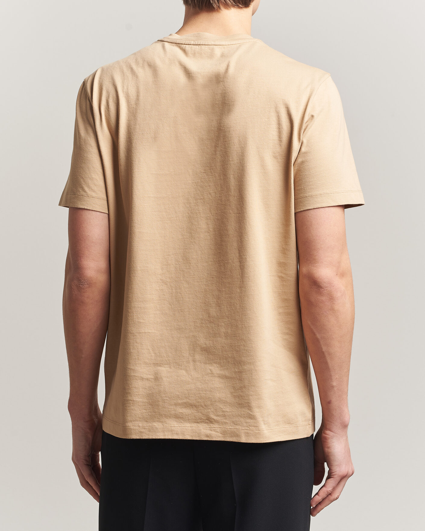 Men | T-Shirts | Moncler | Lettering Logo T-Shirt Beige