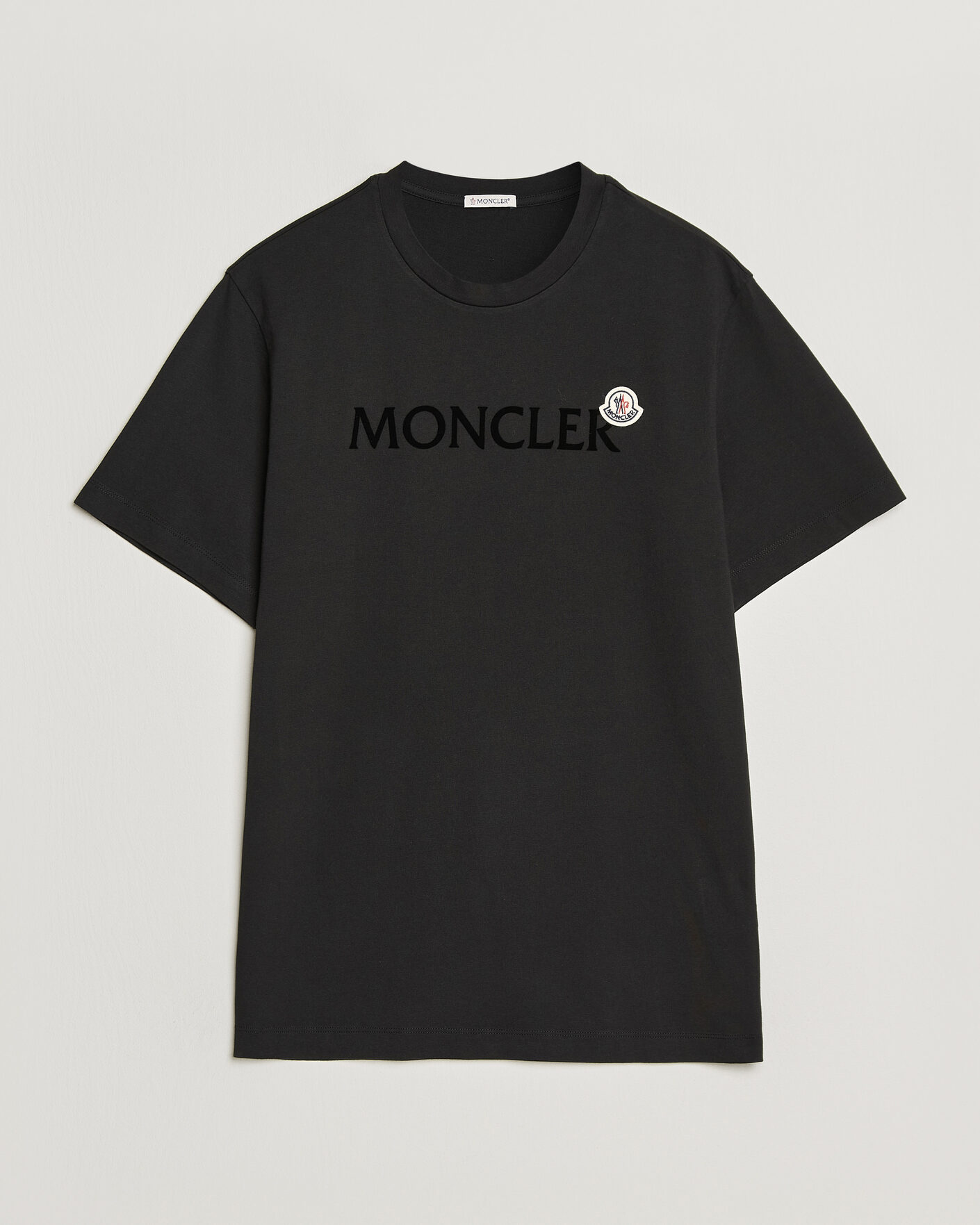 Men | T-Shirts | Moncler | Lettering Logo T-Shirt Black