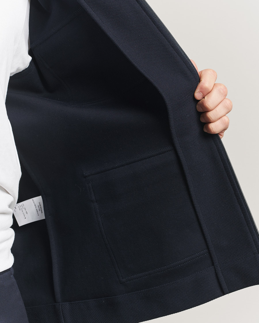 Men | Coats & Jackets | Thom Browne | Tech Twill Field Jacket Navy