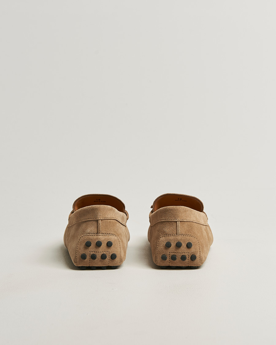Men | Moccasins | Tod's | Lacetto Gommino Carshoe Beige Suede