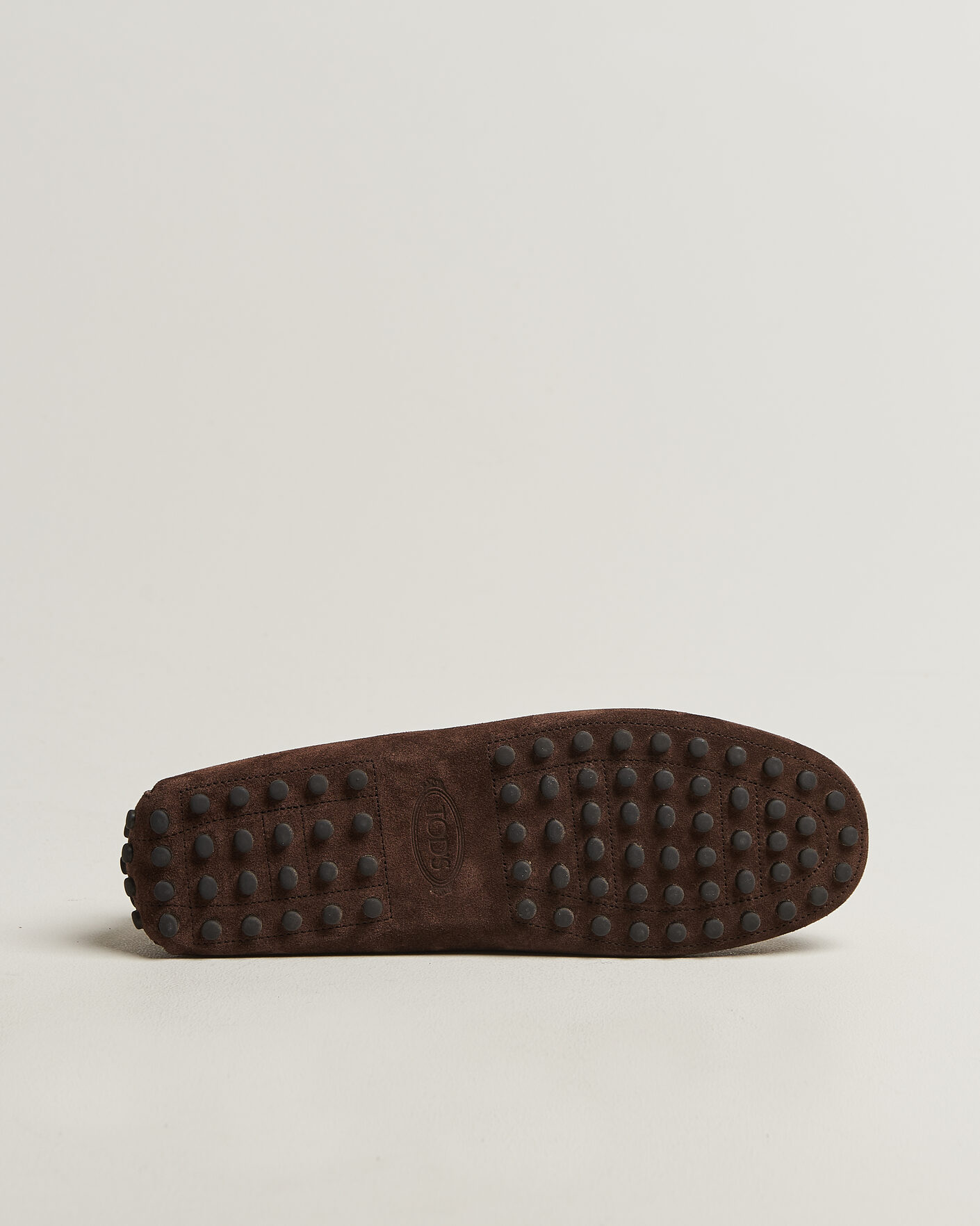 Men | Moccasins | Tod's | Lacetto Gommino Carshoe Dark Brown Suede